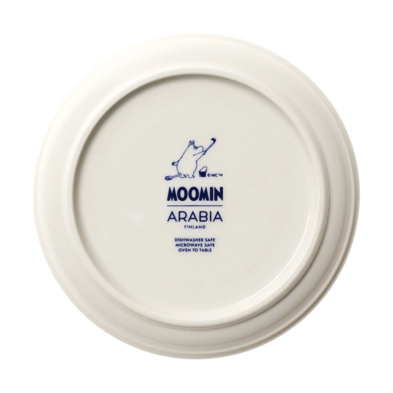 Moomin Arabia Krus og kopper med hank Haru Kop m. Underkop i Hvid, 9
