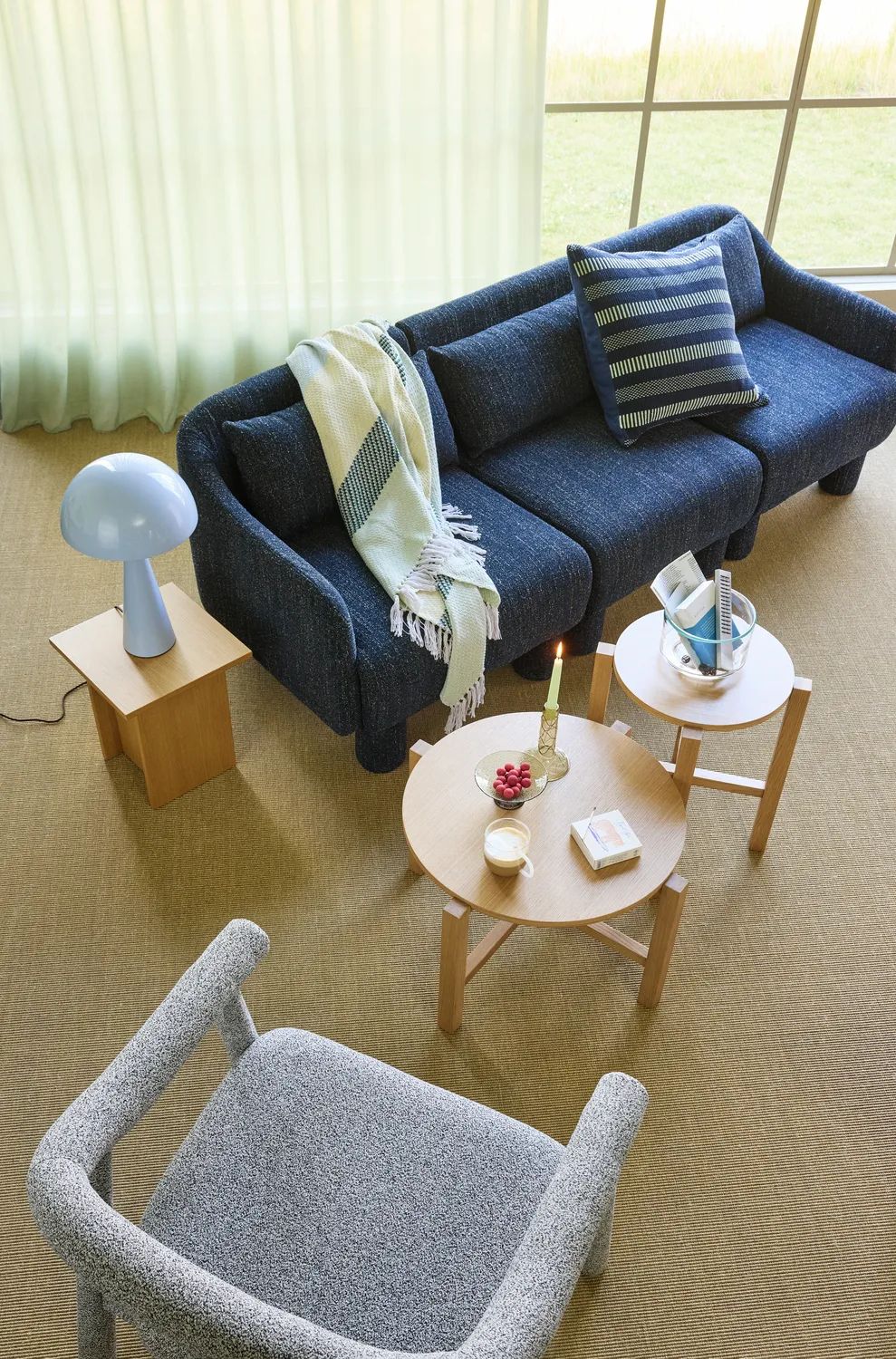 Hübsch Loungestole Ouli Loungestol i Hvid, 3