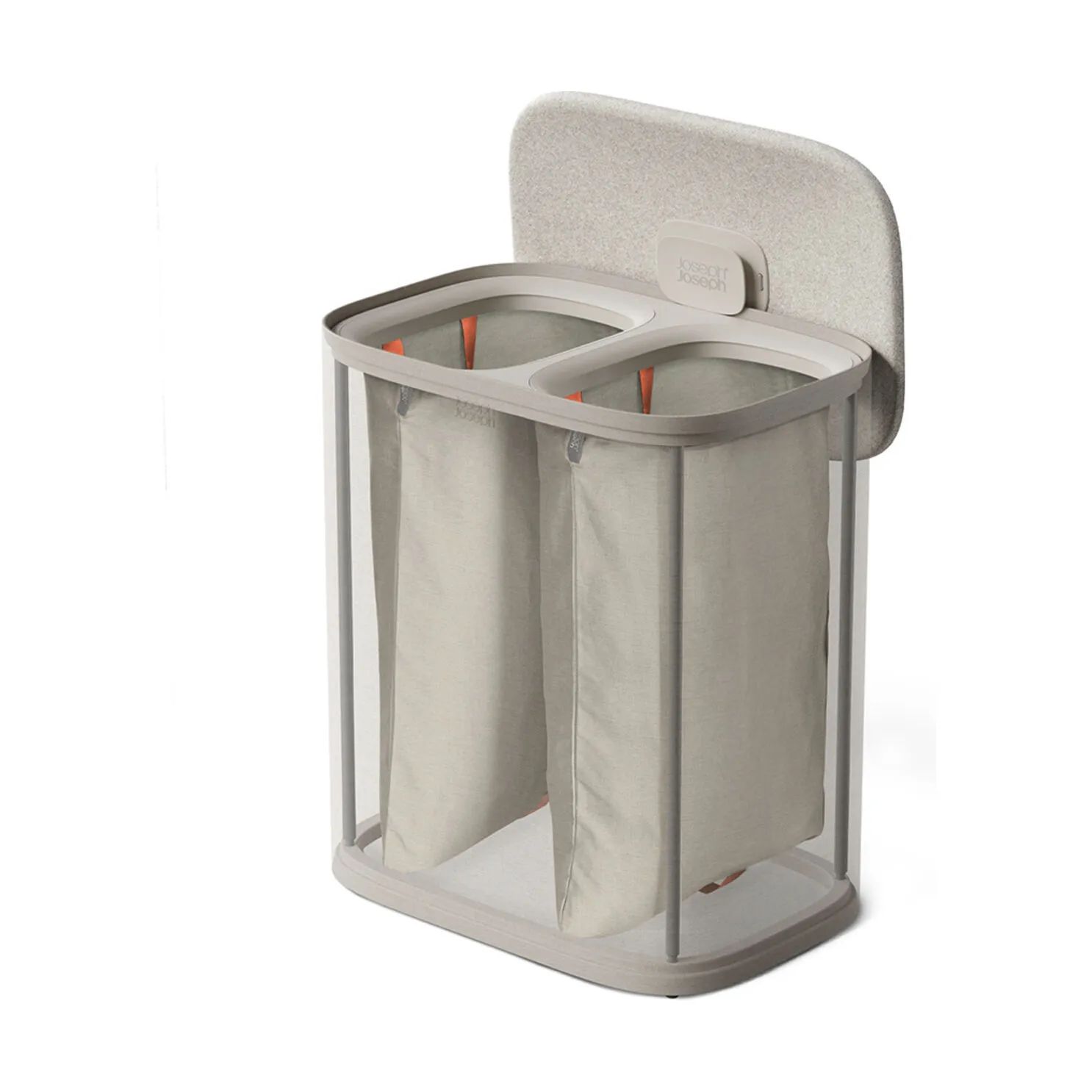 Joseph Joseph Vasketøjskurve Tota II Tota Vaskekurv i Pale Mushroom, 90 L, 4