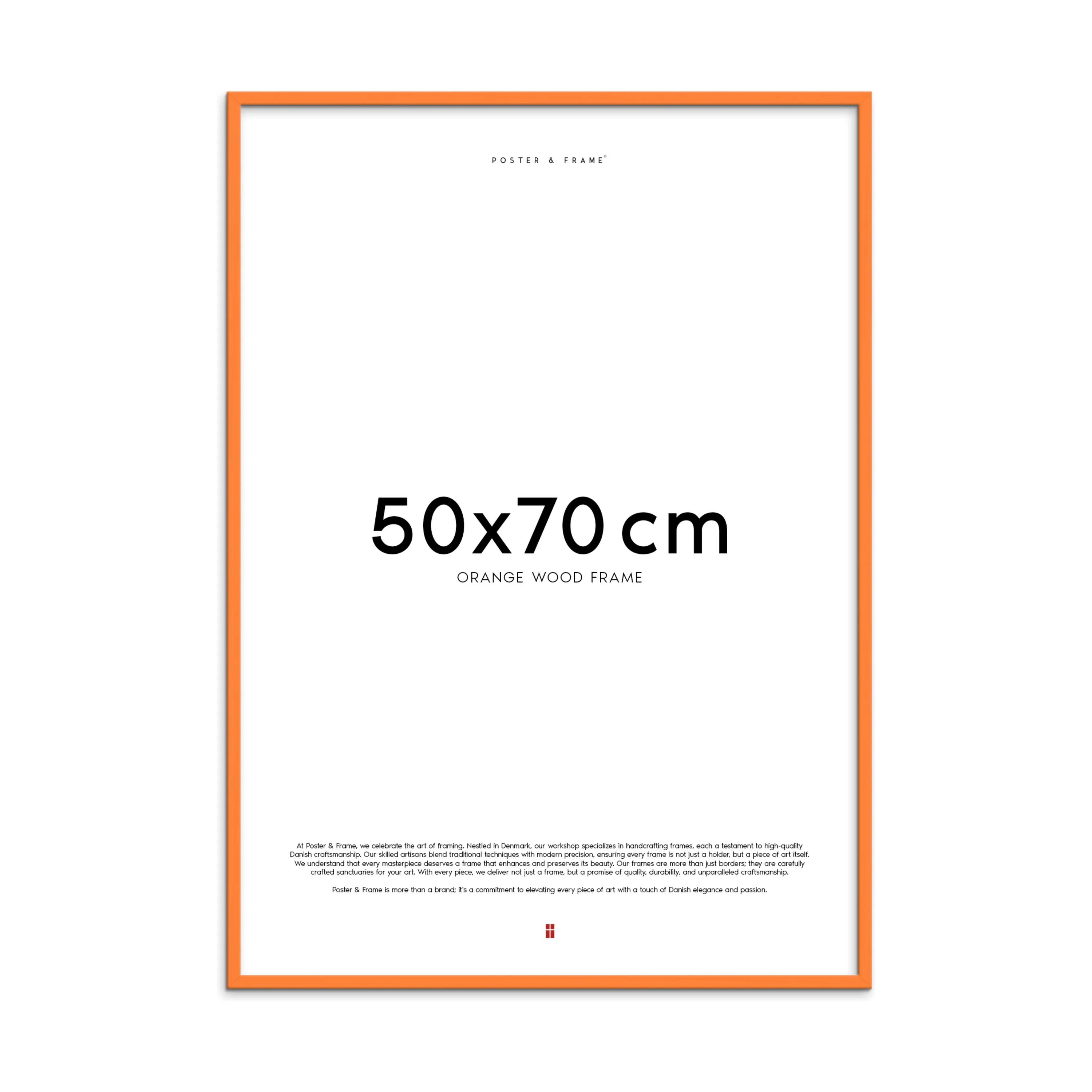 Poster&Frame Billedrammer Billedramme i Orange, 1