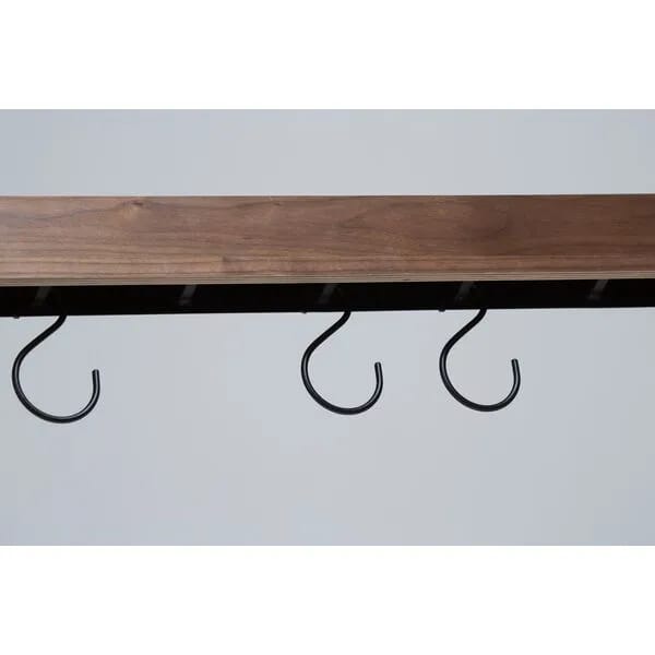 Dan-Form Knagerækker PROTOPIA Knagerække i Valnød, 6 cm, 3