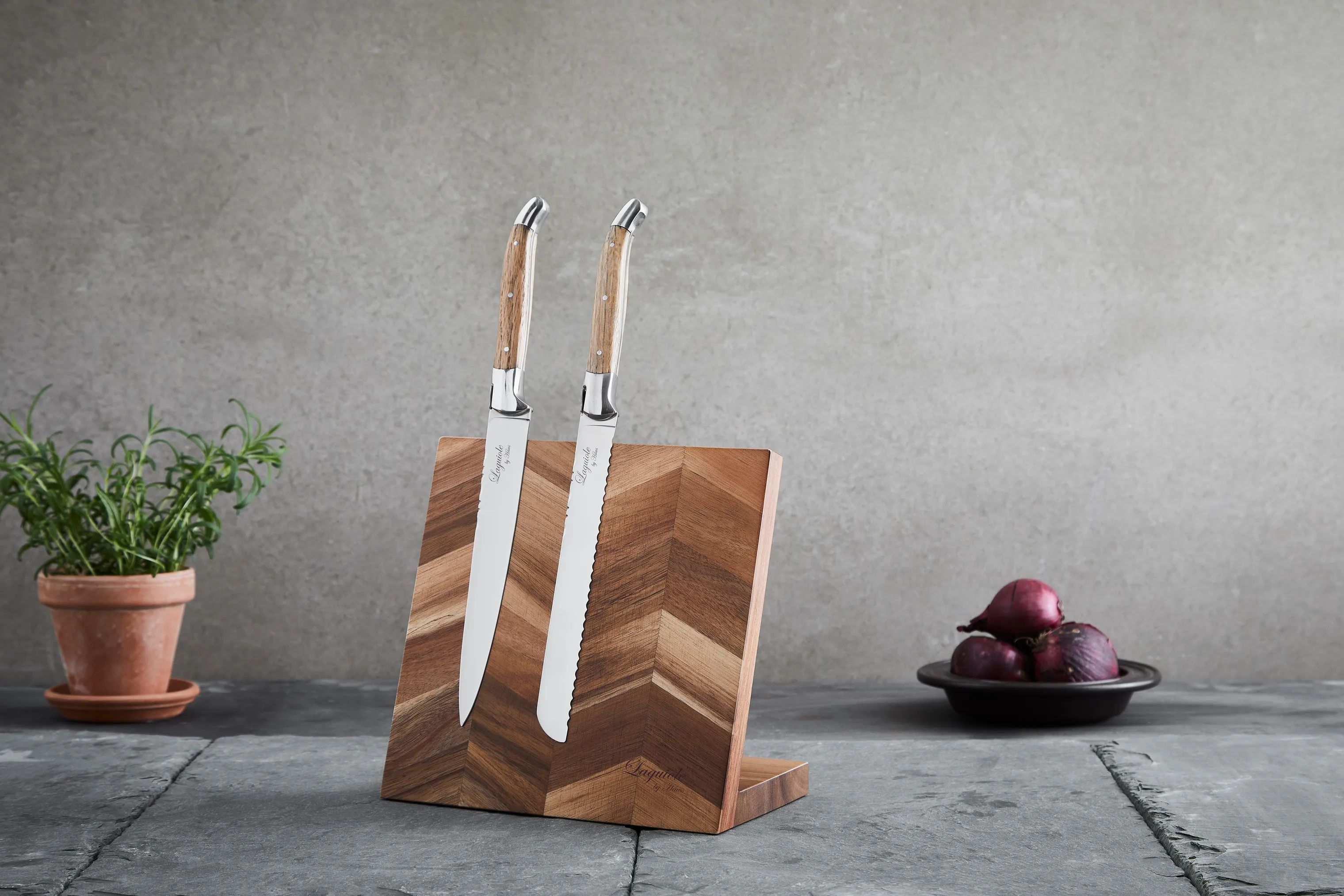 Laguiole By Hâws
 Knivblokke Magnetisk Knivblok i Træ, 2