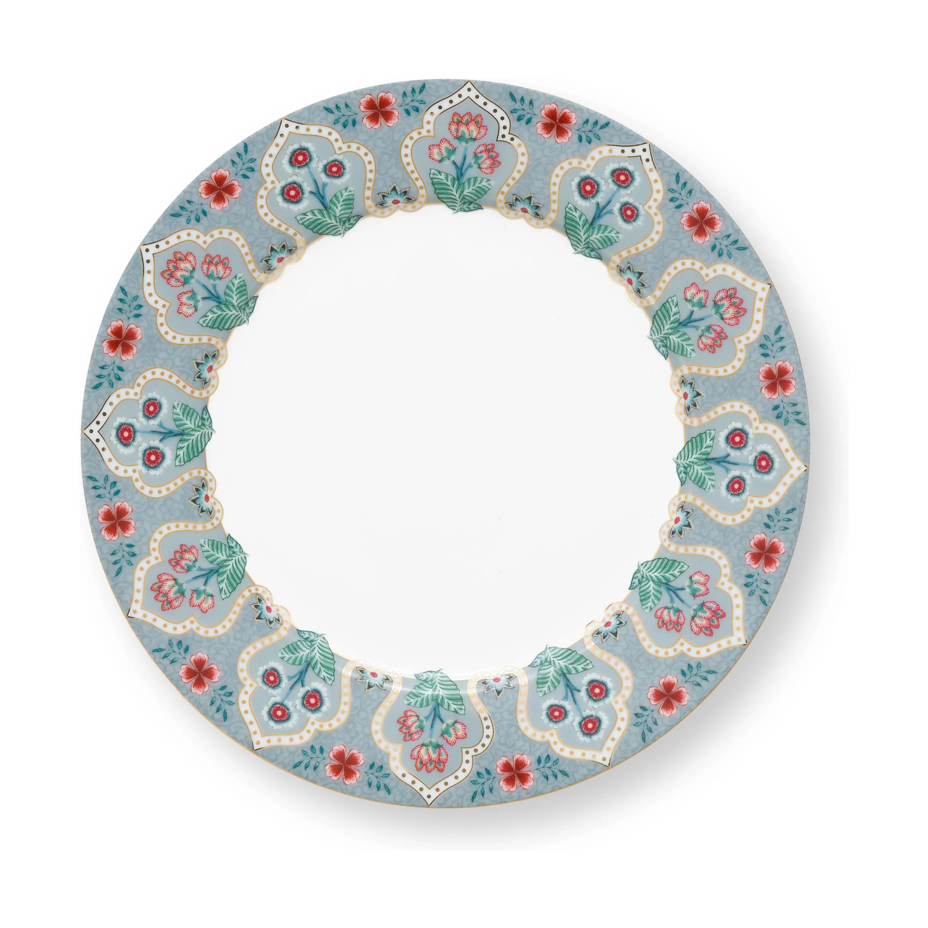 PIP Studio Frokosttallerkener Flower Festival Frokosttallerken - 4 stk. i Blue, 3