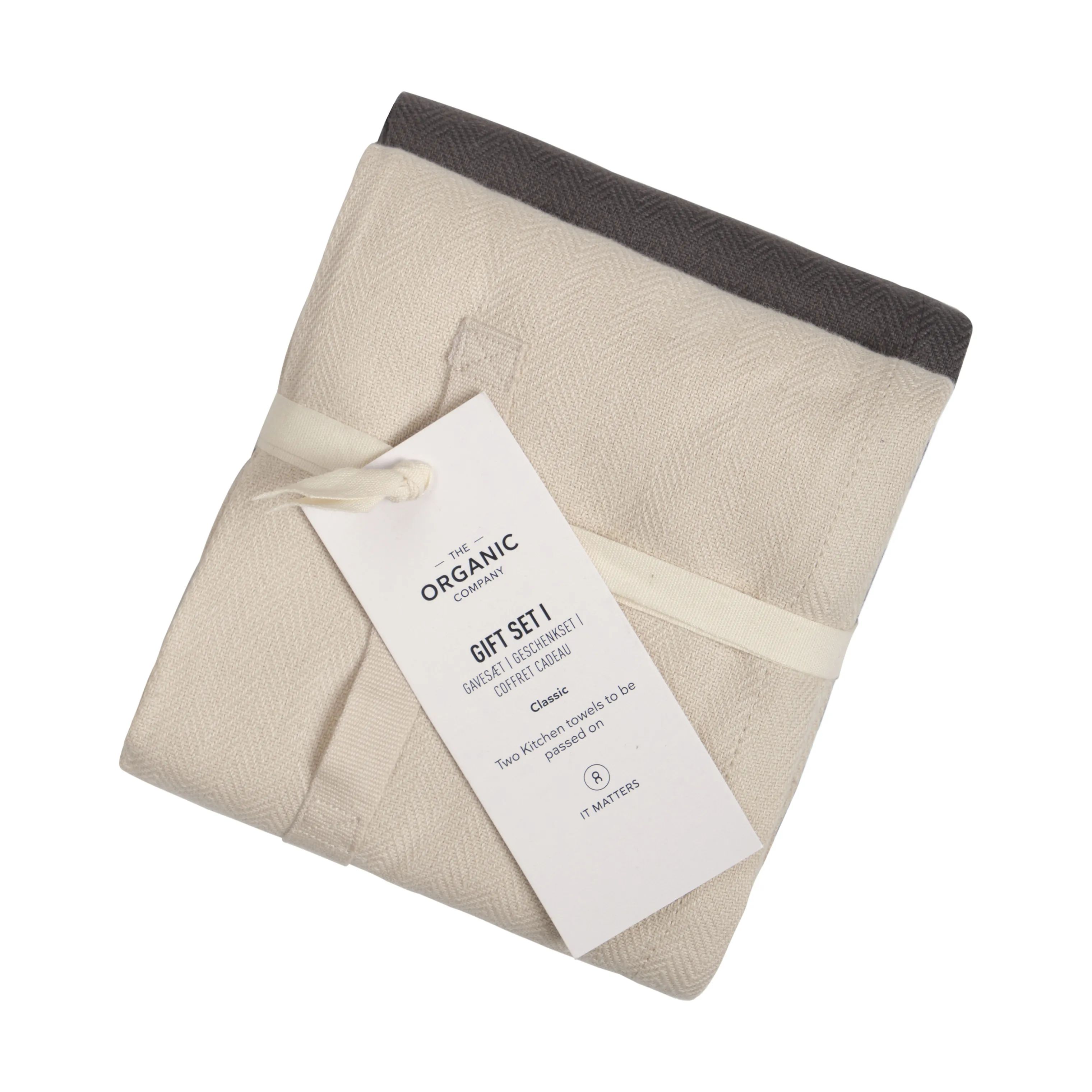 The Organic Company Viskestykker Viskestykke - 2 stk. i Beige, 4