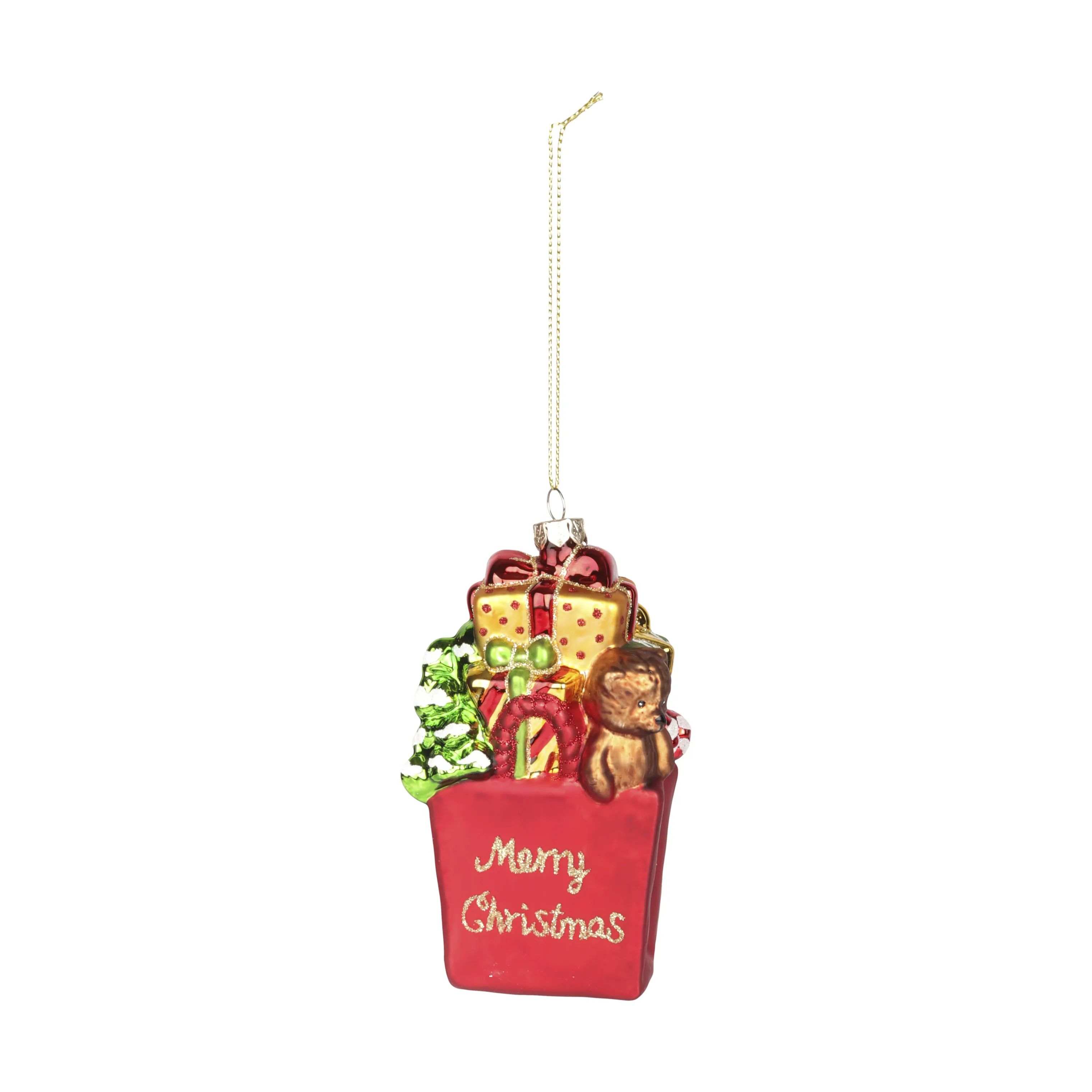 Casa Christmas Julekugler Julekugle - Gavepose i Multifarvet, 1