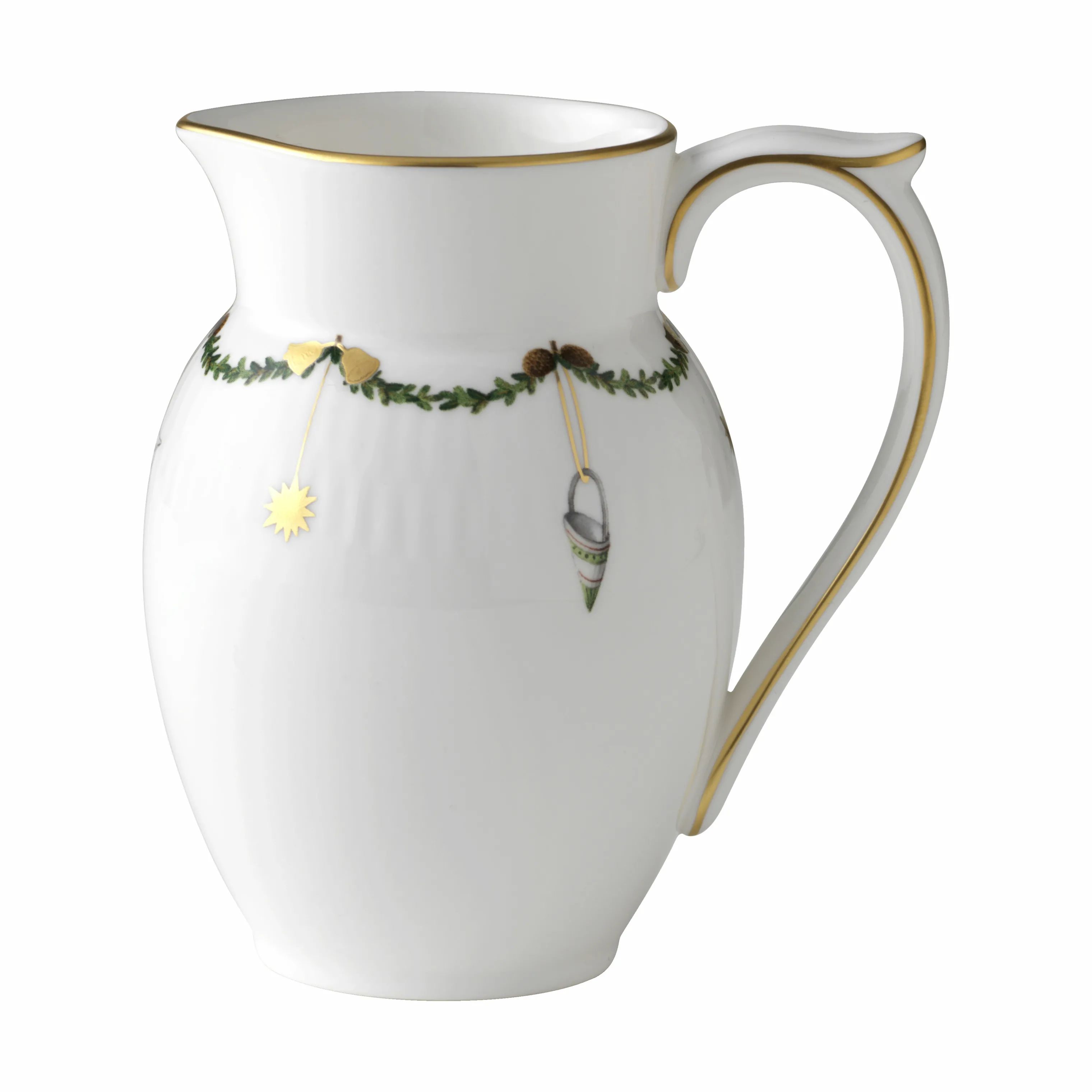Royal Copenhagen Serveringskander Stjerne Riflet Jul Kande i 39 cl, 1