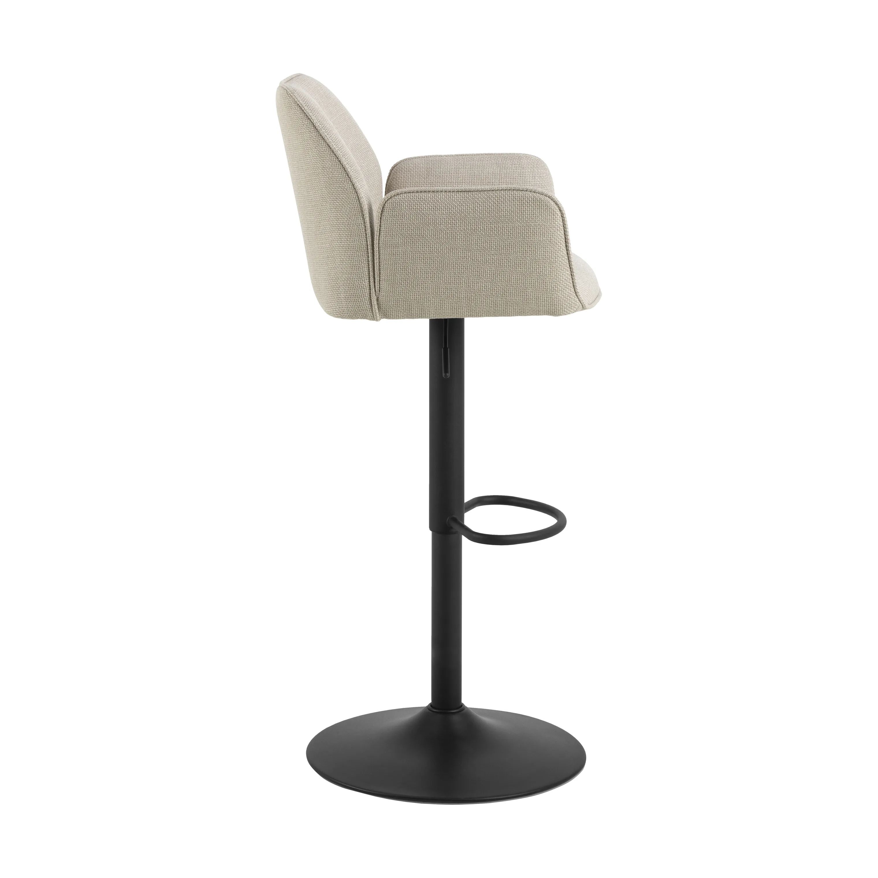 CASA Living Barstole Glenda Barstol i Beige/sort, 7