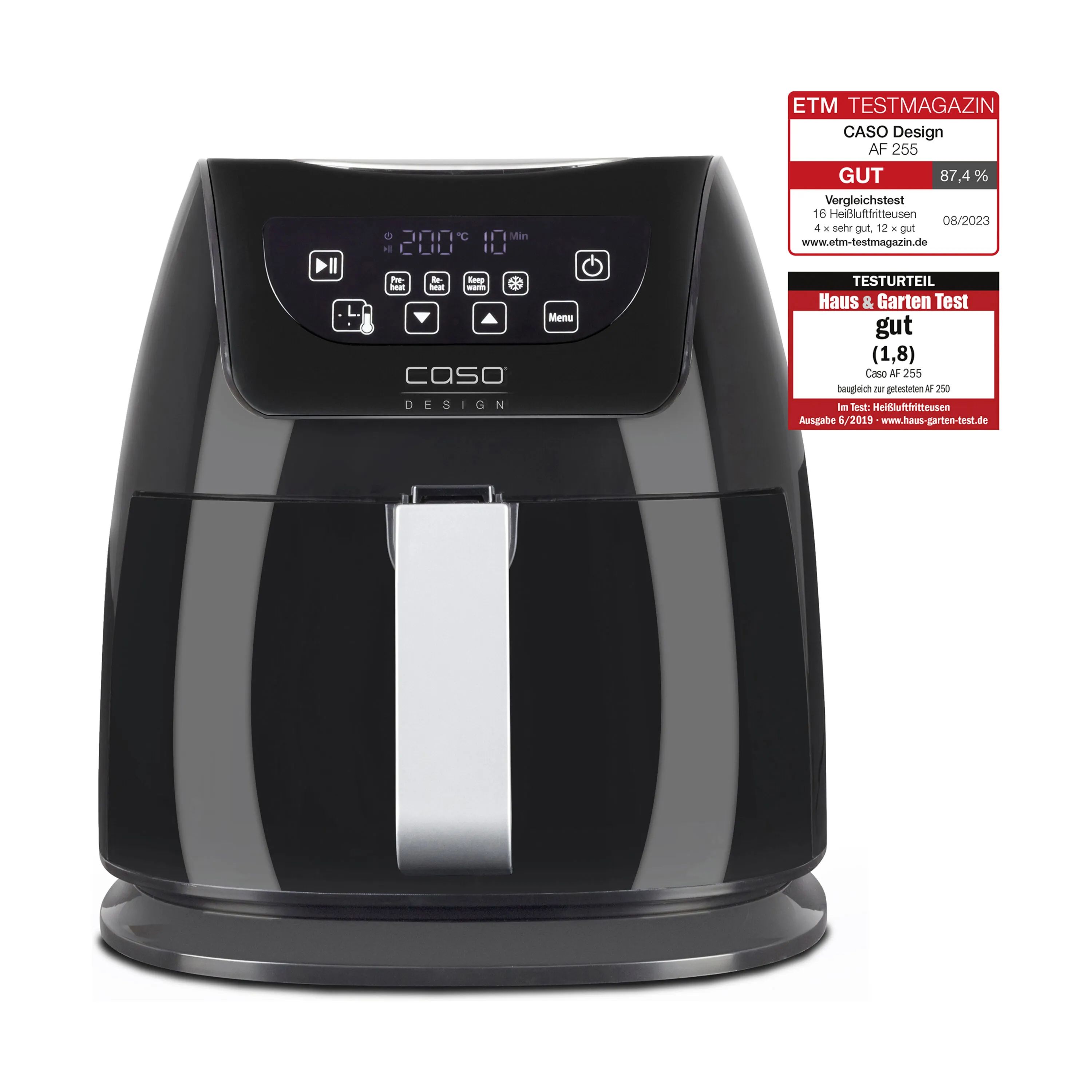 Caso Airfryers Airfryer AF255 i Sort, 3
