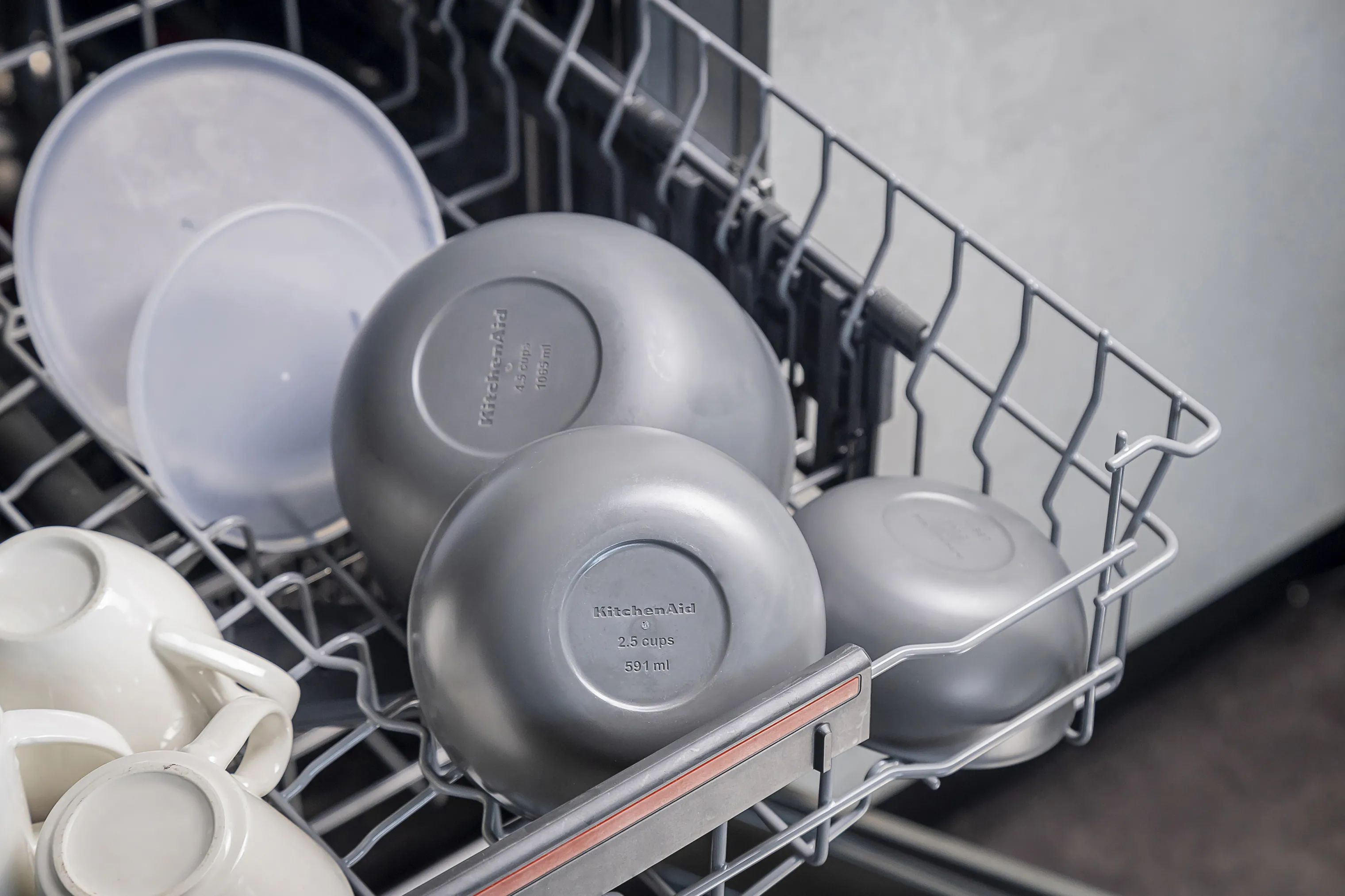 KitchenAid Røreskålsæt Coreline Opbevarings skålsæt m. låg - 8 dele i Grey, 3