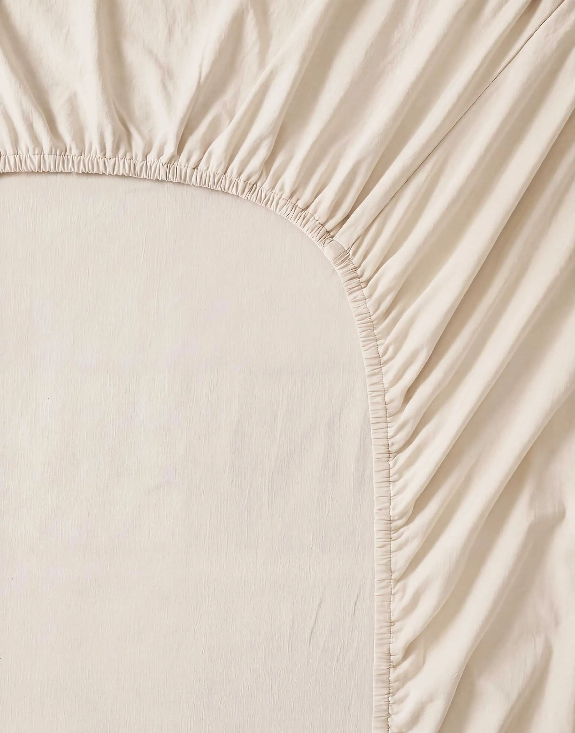 Essenza Lagner Fine Organic Jersey Boxlagen i Vanilla, B200 x L220 cm, 3
