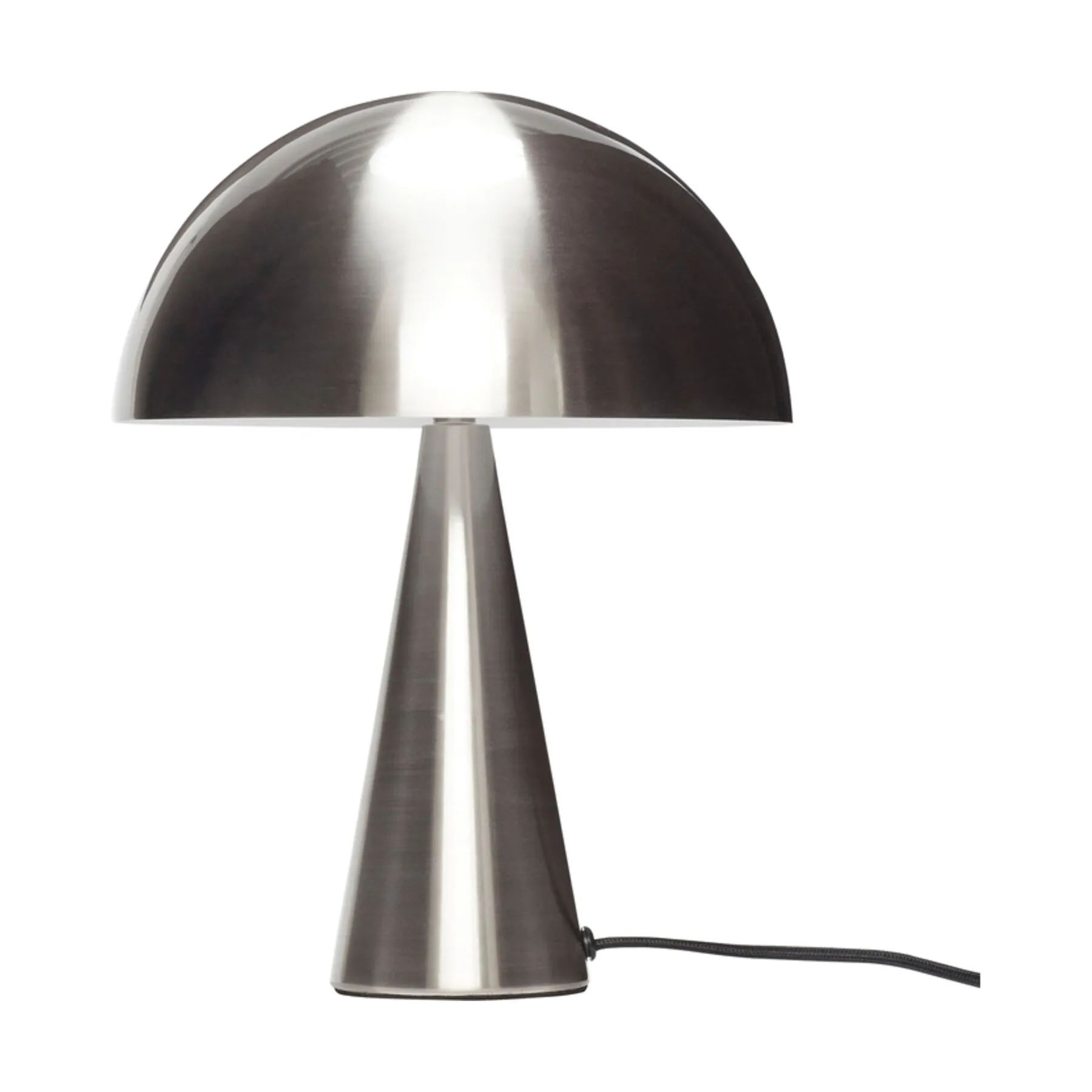 Hübsch Bordlamper Mush Bordlampe i Nikkel, 34 cm, 1