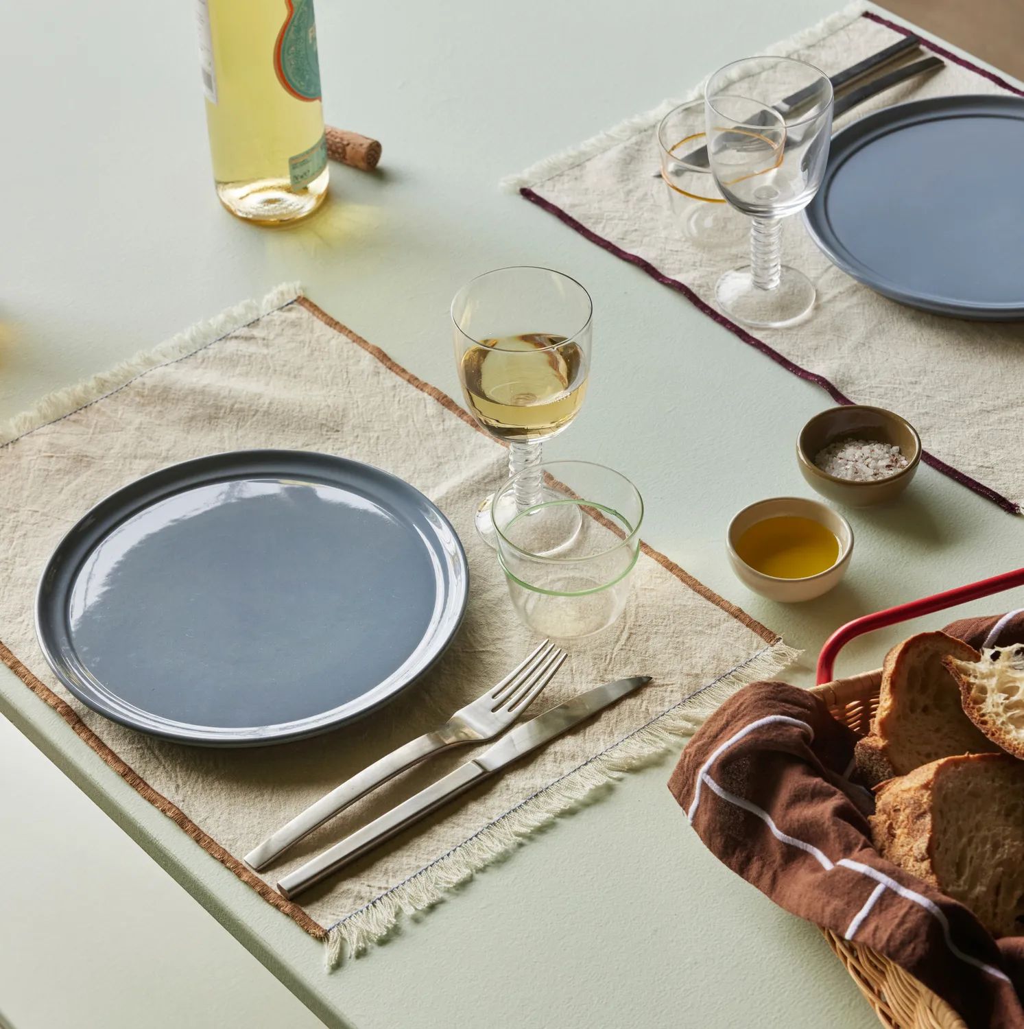 Hübsch Hvidvinsglas Clink Hvidvinsglas - 6 stk. i Klar, 3