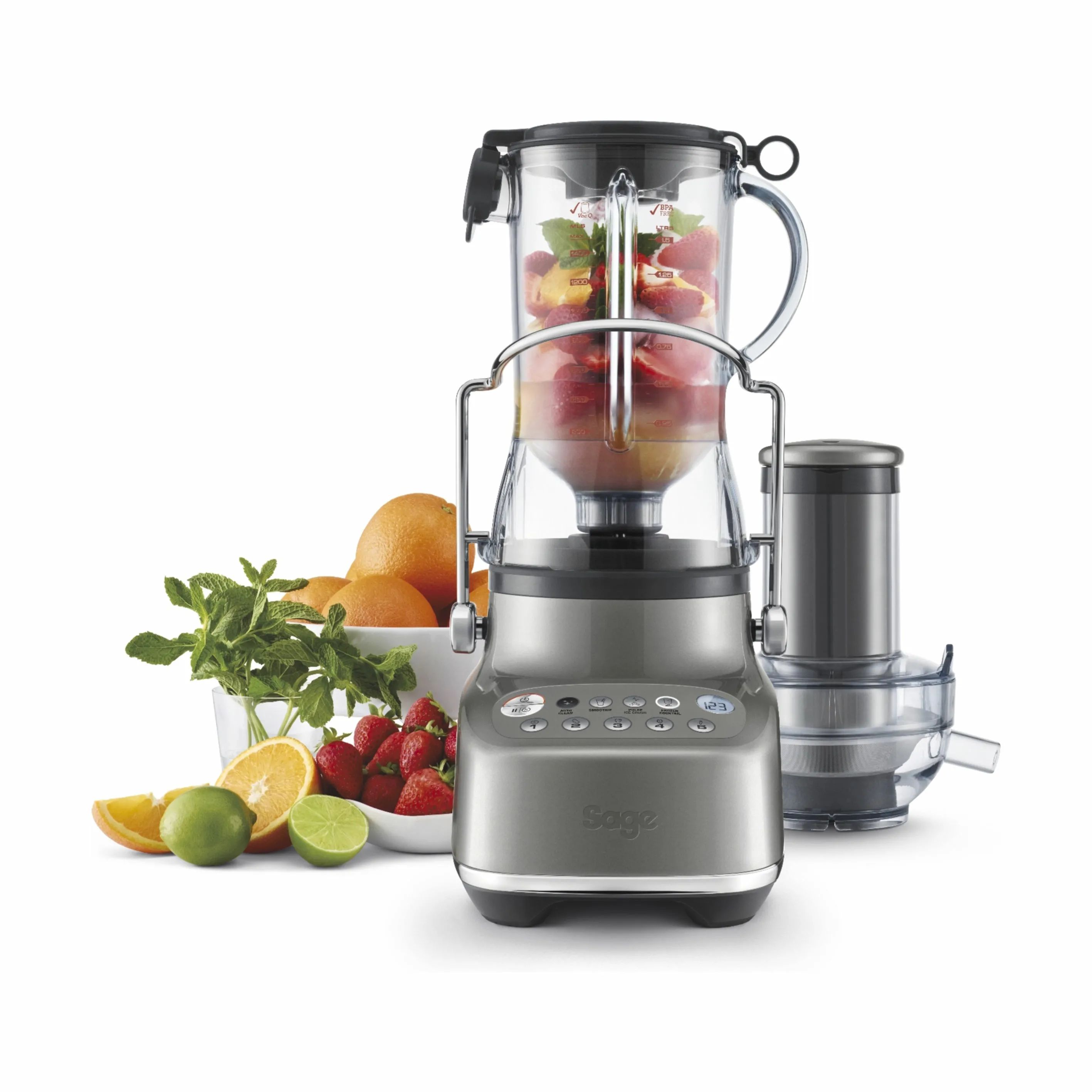 Sage Juicepressere The Bluicer Juicer i Stål, 6