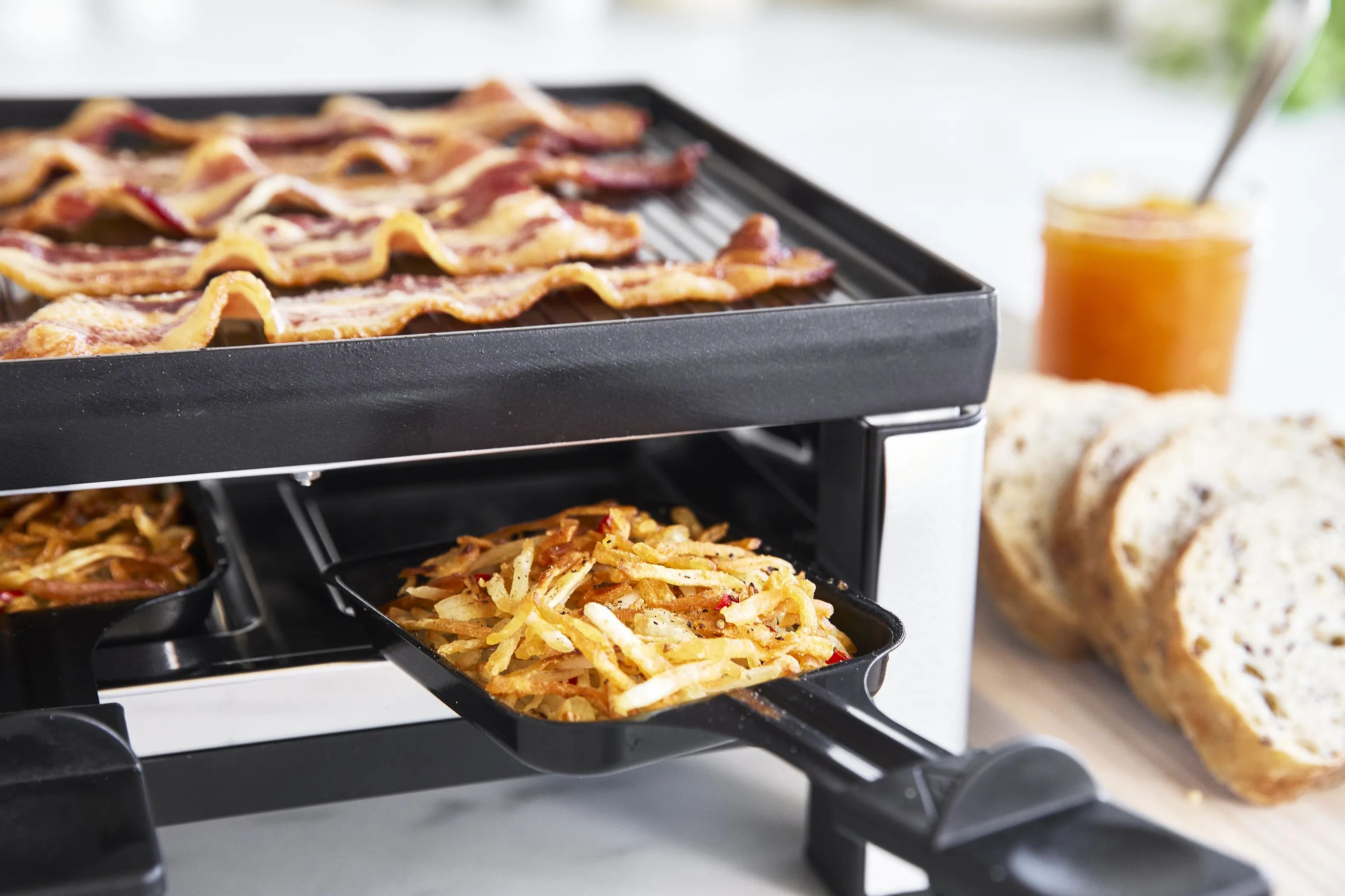 Greenpan Racletter Bistro Gourmet Grill i Black, 4