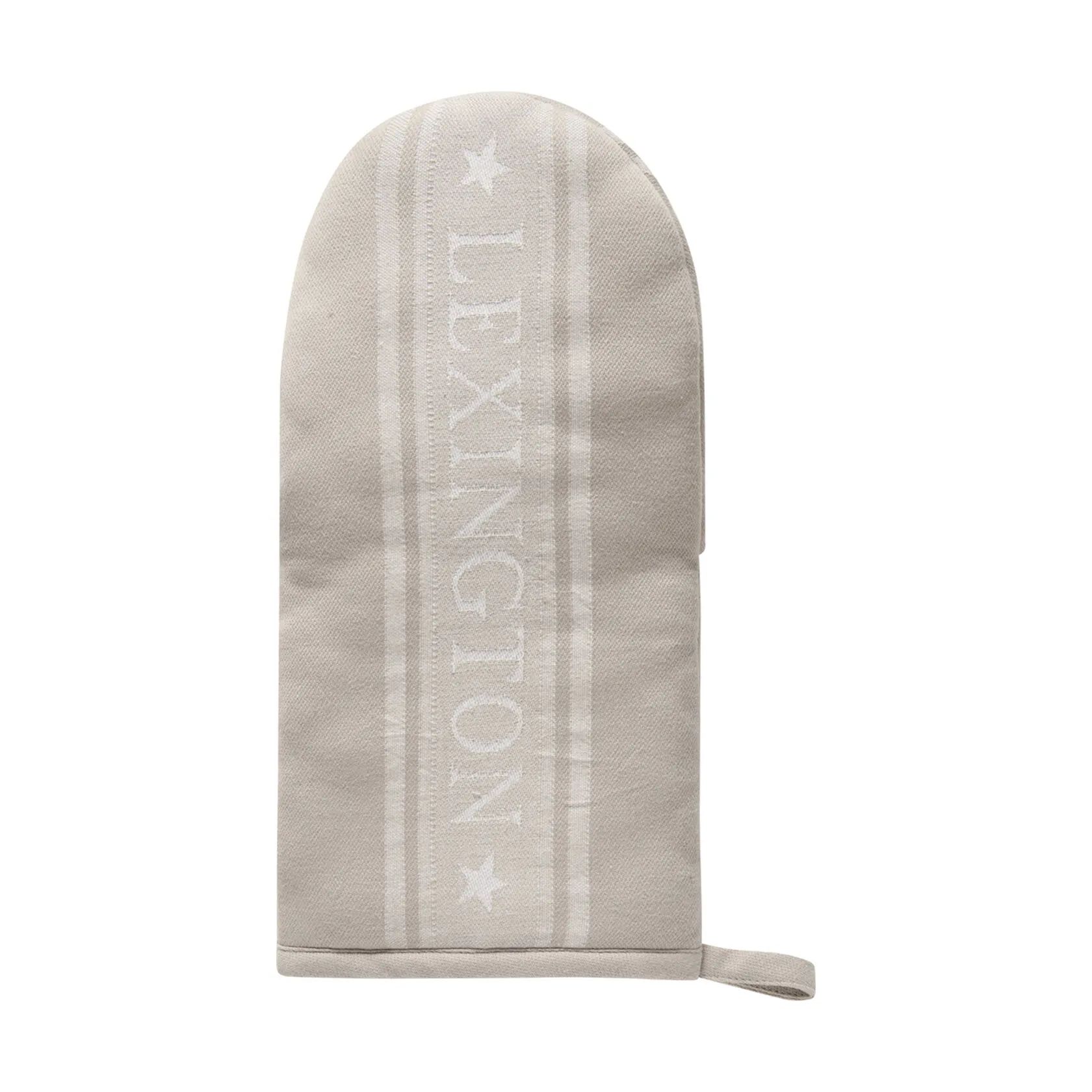 Lexington Grydelapper Icons Star Ovnhandske i Beige/hvid, 1