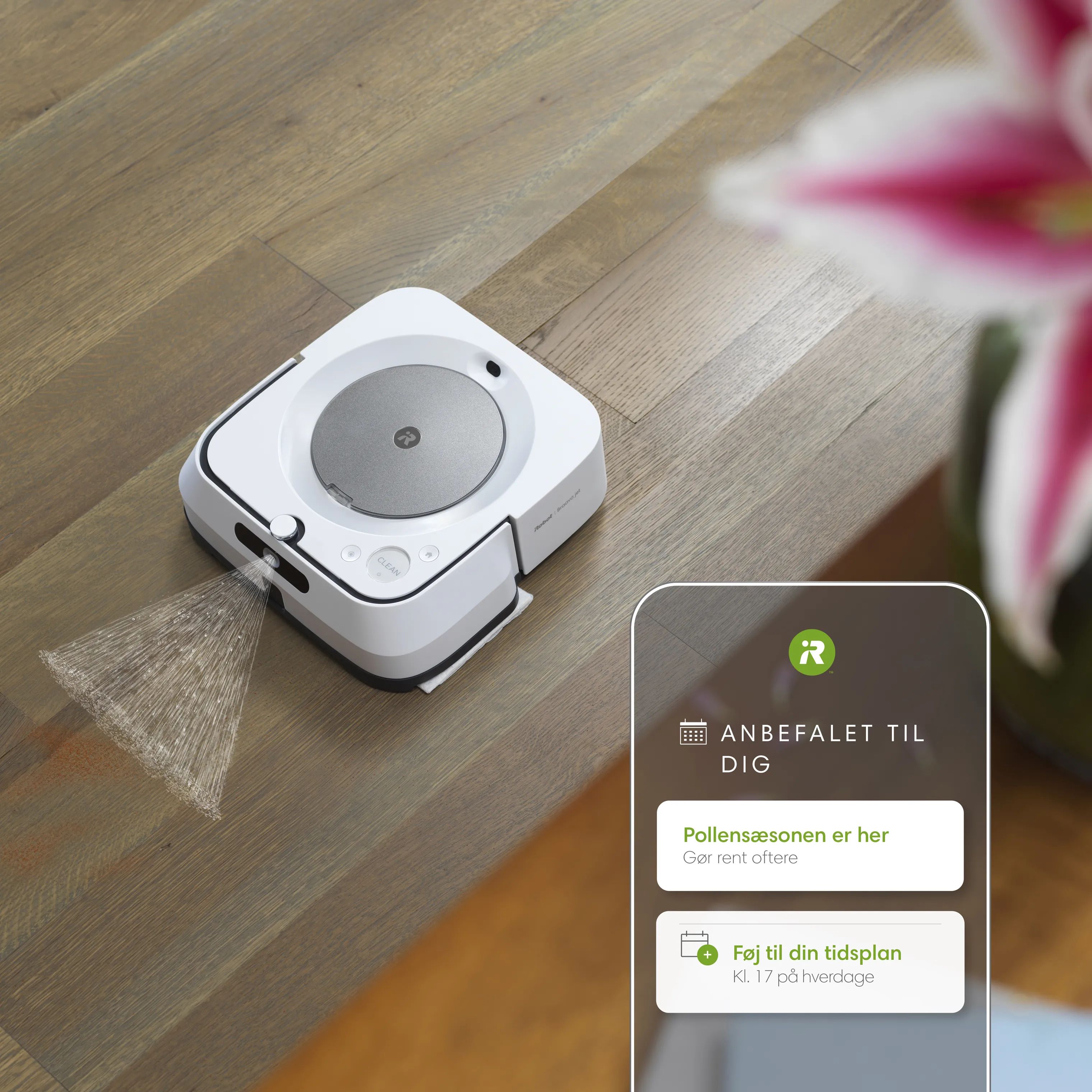 iRobot Gulvvaskere og tilbehør Braava M6138 Gulvrengøringsrobot i Hvid, 2