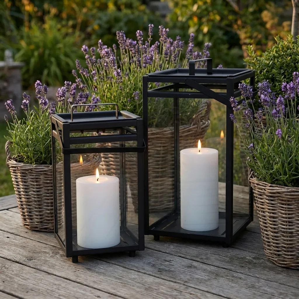 SKAGEN living Lanterner Lanterne i 34,5 cm, 3