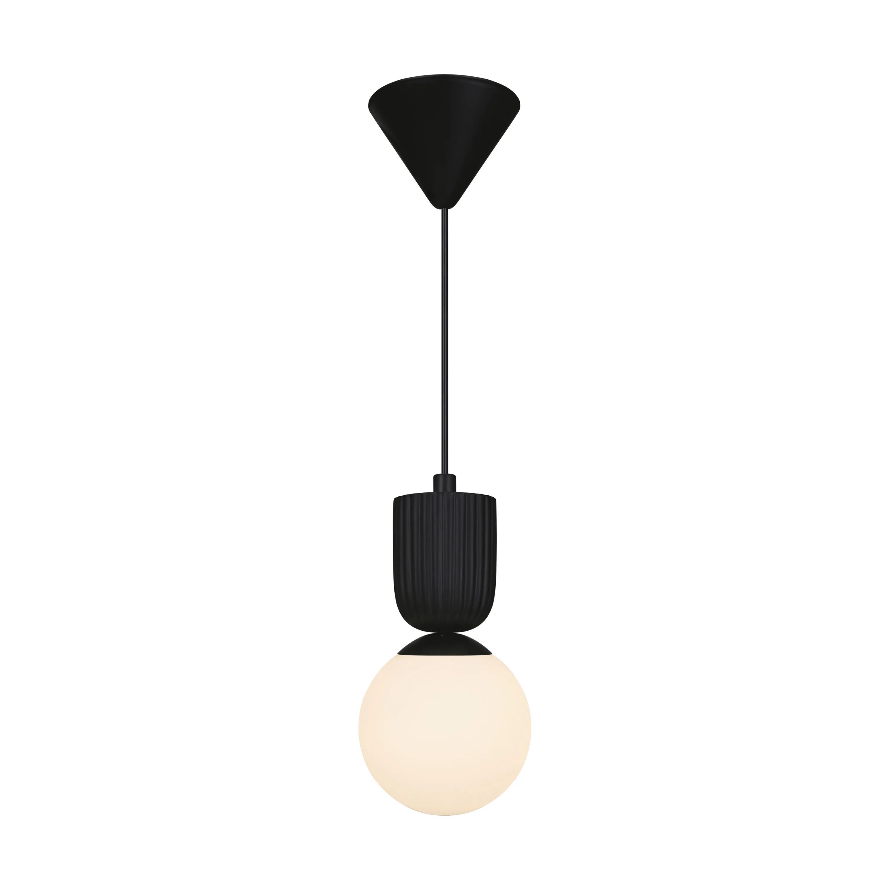 Nordlux Pendler Sadie Pendel i Sort / Opal, 1