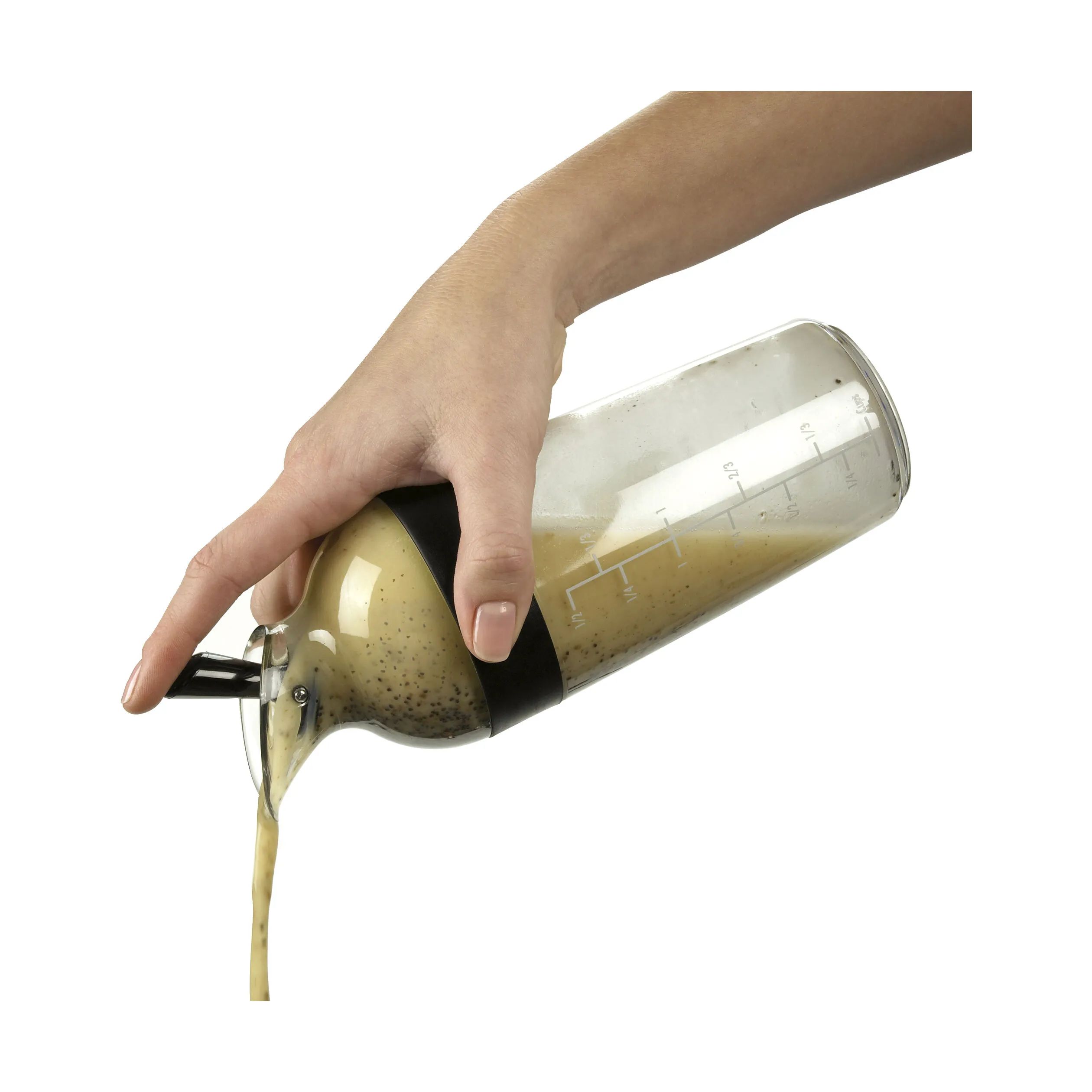 OXO Olie- og eddikeflasker Good Grips Dressingshaker i Sort, 5