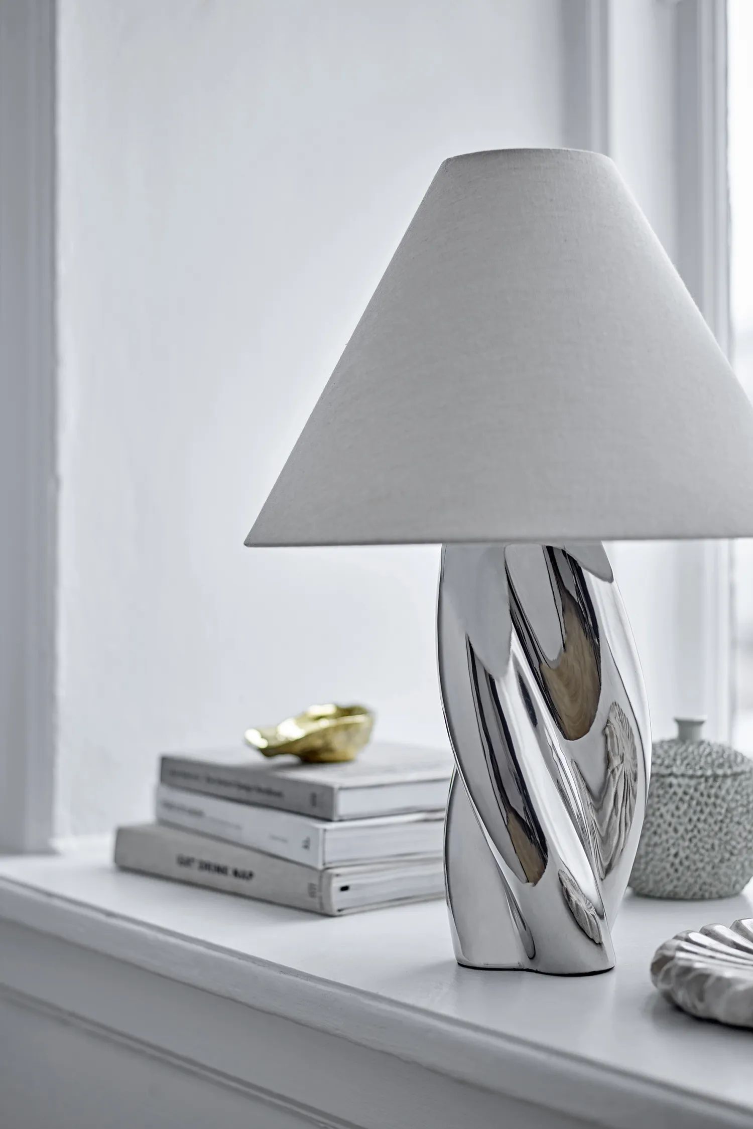 Bloomingville Bordlamper Silva Bordlampe i Sølvfarvet, 2