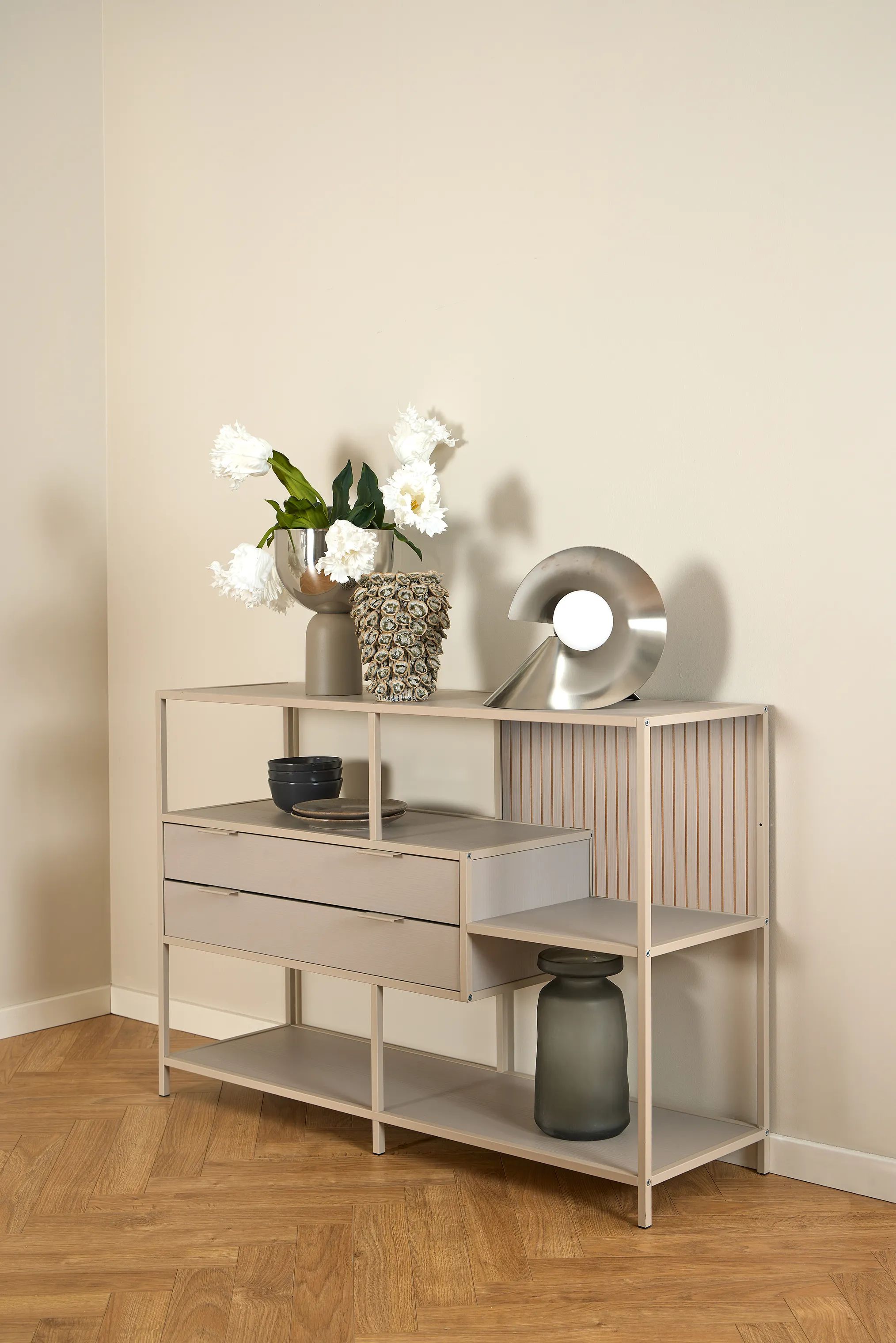 CASA Living Reoler og tilbehør Seaford Reol i Lysegrå, 3