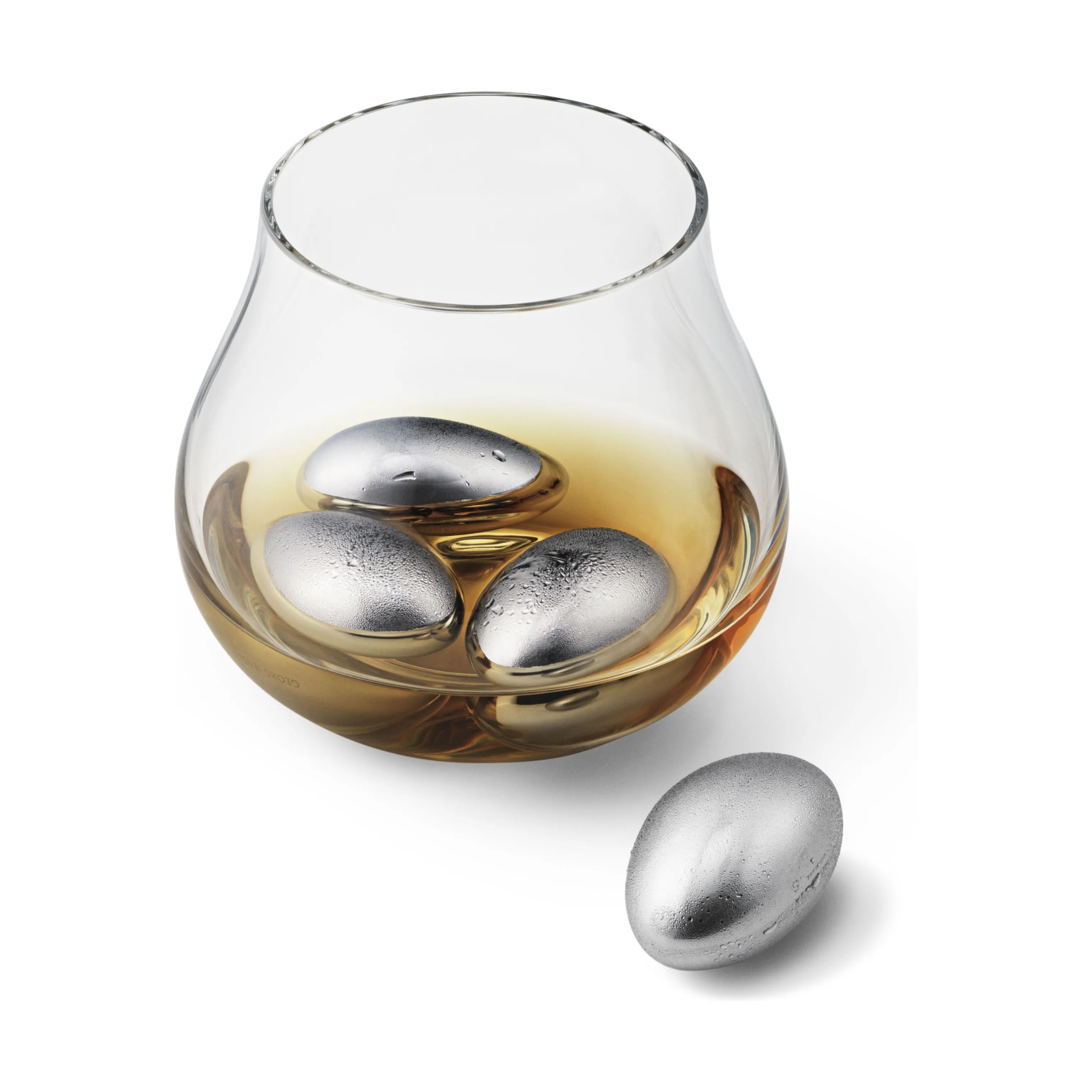 Georg Jensen Isterningebakker Sky Isterninger - 4 stk. i Sølvfarvet, 3