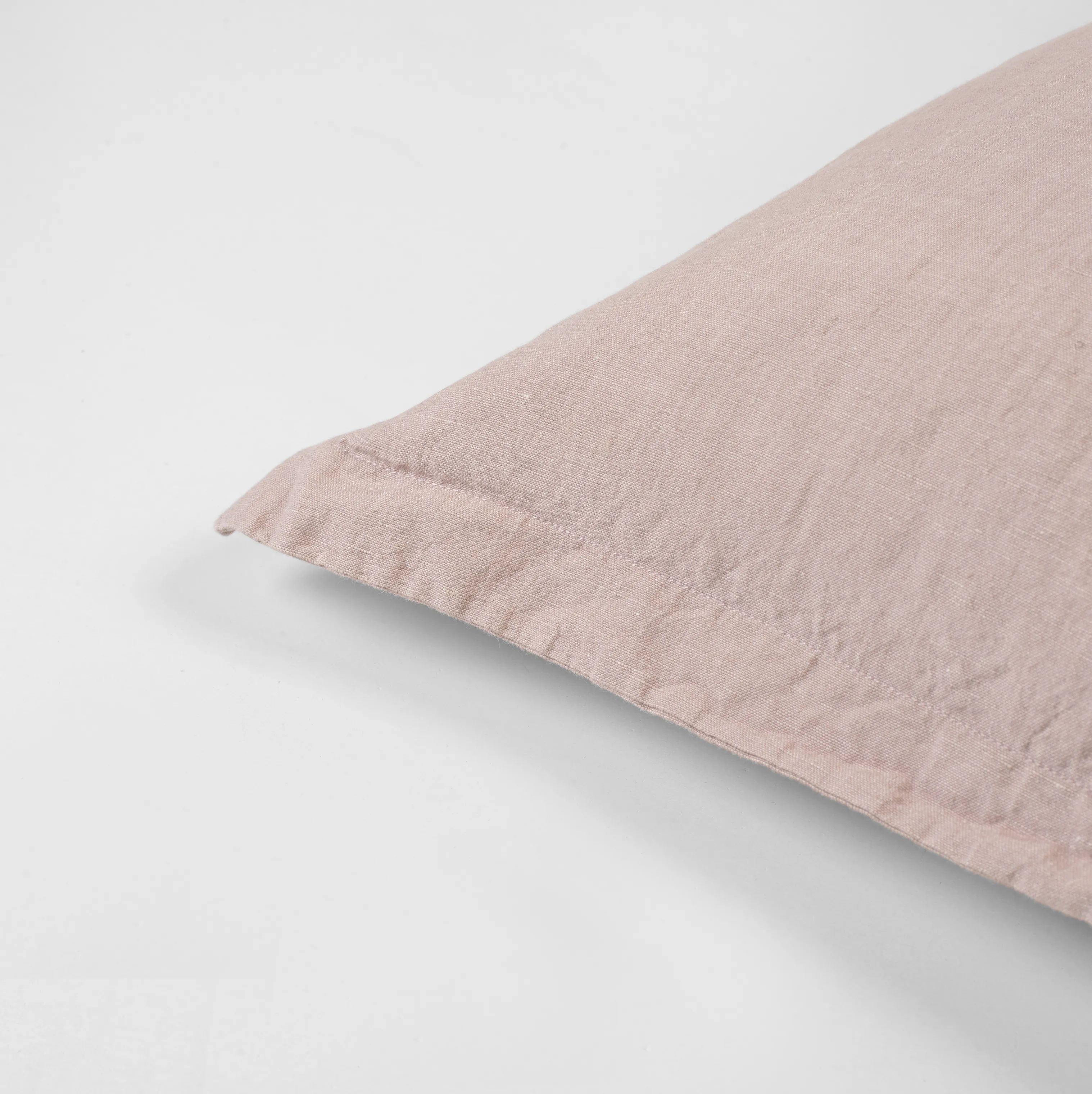 Broste Copenhagen Pyntepudebetræk Linn Pudebetræk i Mauve Pink, B60 x L60 cm, 2