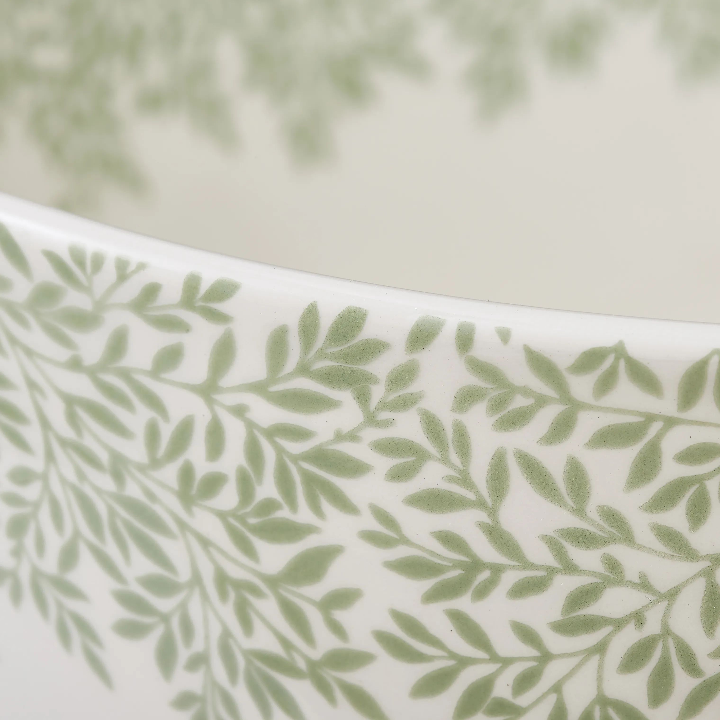 Spode Serveringsskåle Morris & Co Serveringsskål i Hvid/Grøn, 2