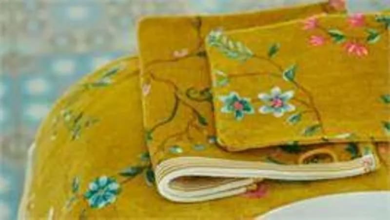 PIP Studio Vaskeklude Les Fleurs Vaskehandske i Yellow, 2