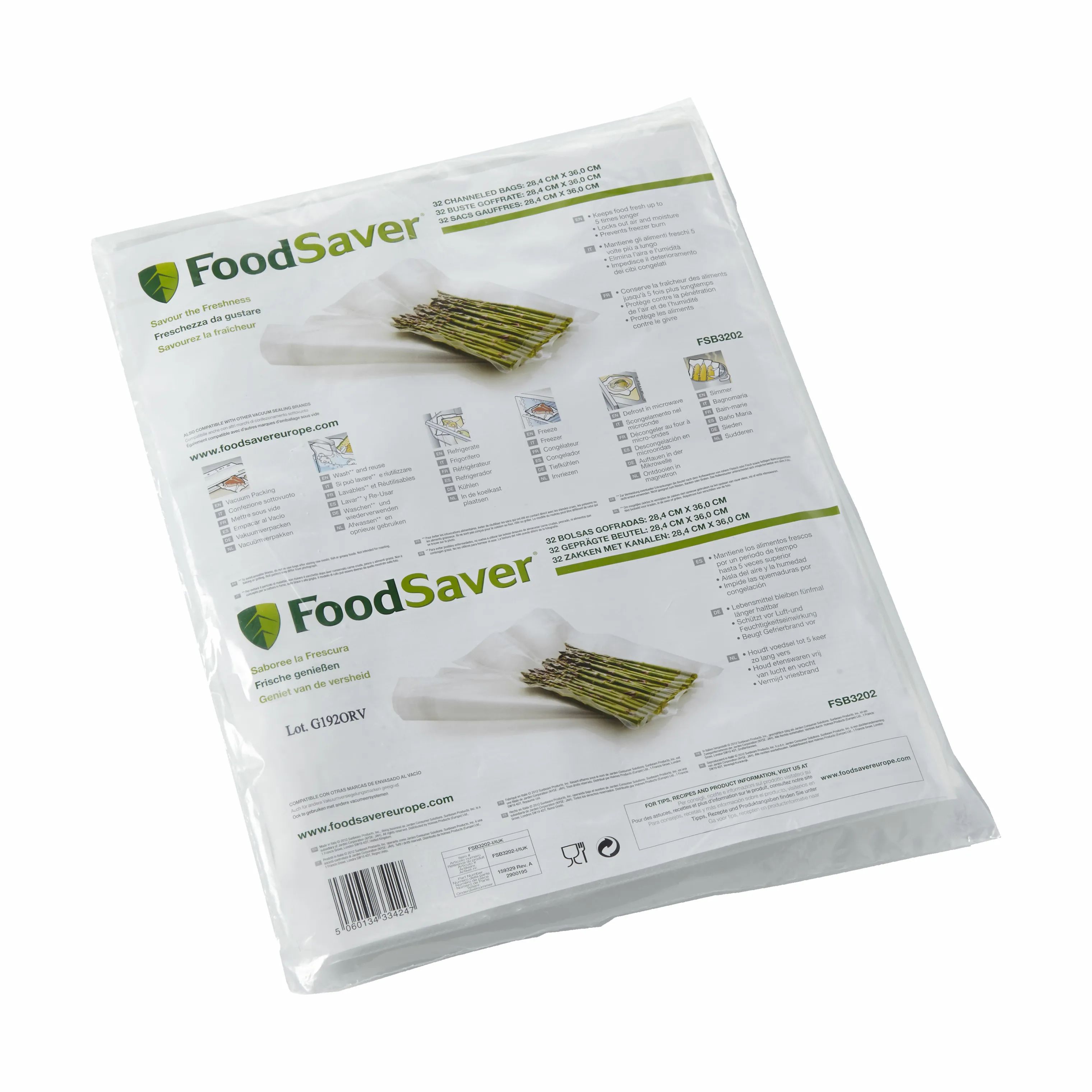 FoodSaver Vakuumposer Vakuumposer - 32 stk. i Klar, 2