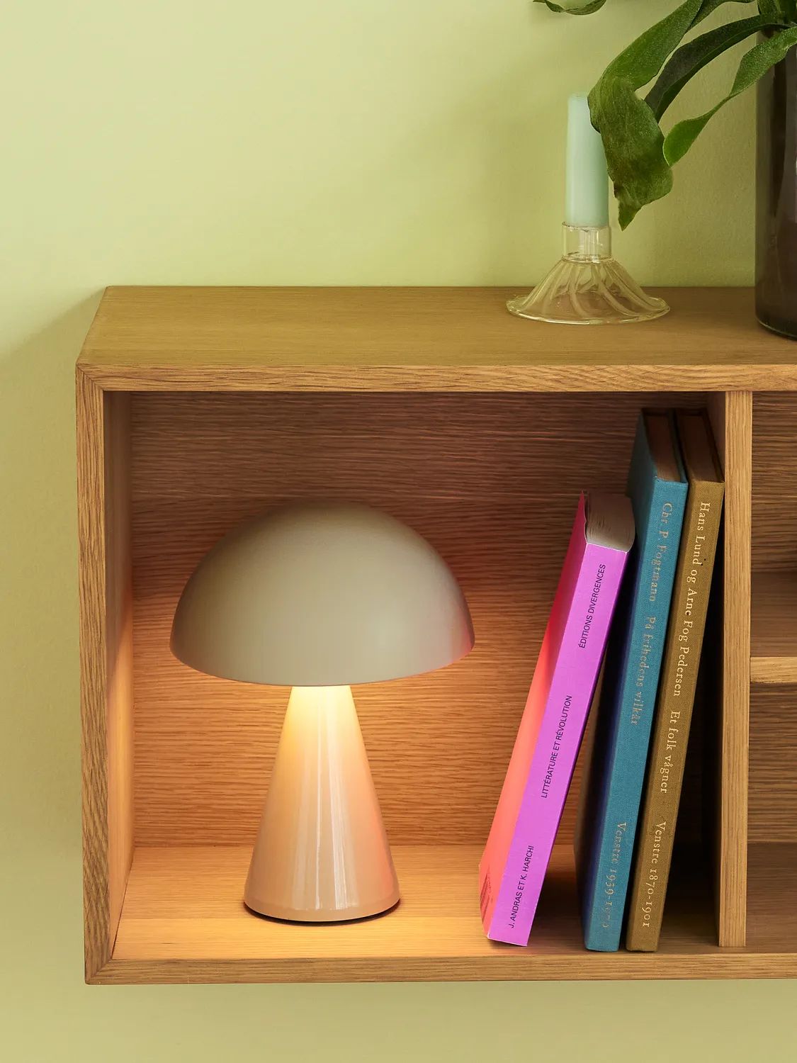 Hübsch Bordlamper Mush Bordlampe i Sand, 2