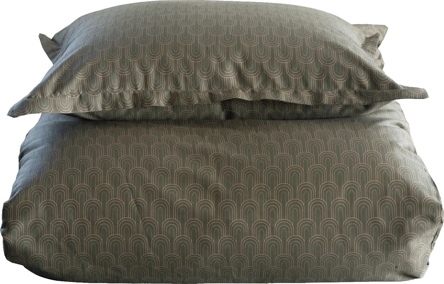 Borås Cotton Sengetøj Betty Sengetøj i Grøn, B140 x L220 cm, 1