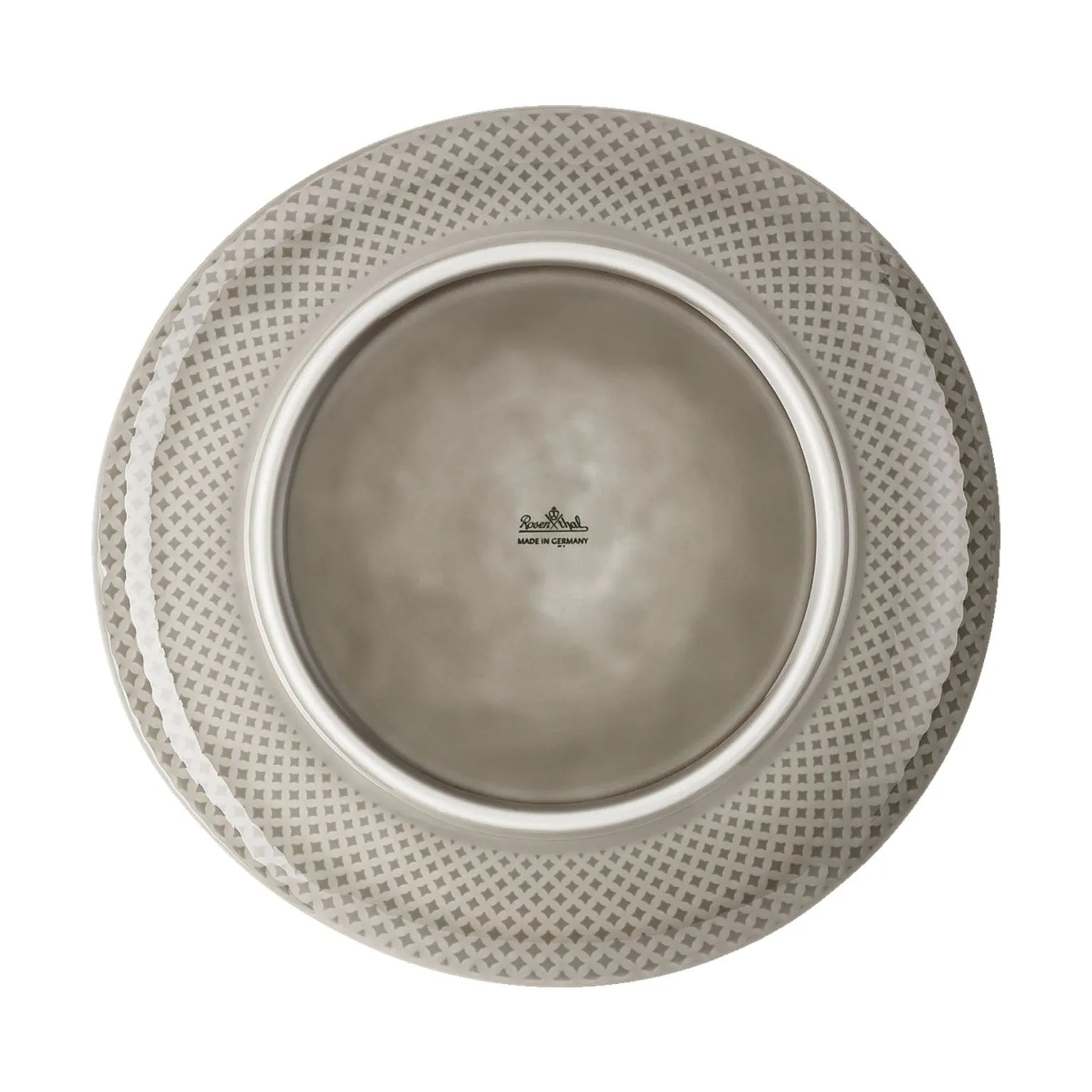 Rosenthal Middagstallerkener Junto Middagstallerken i Perlegrå, 27 cm, 2