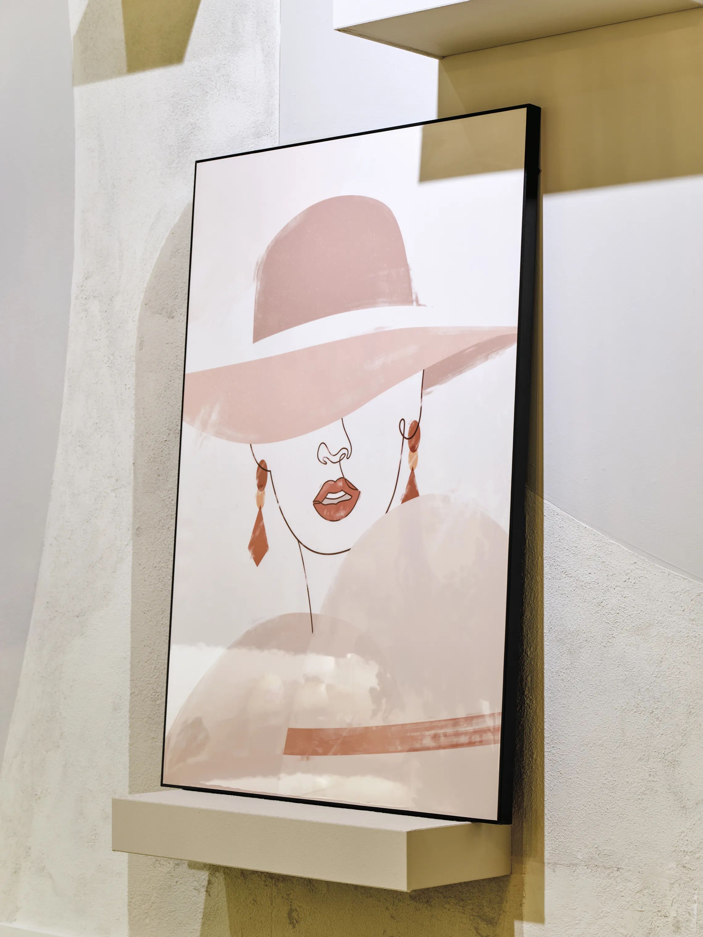 CASA Living Vægdekoration Billede - Dame i beige, 2