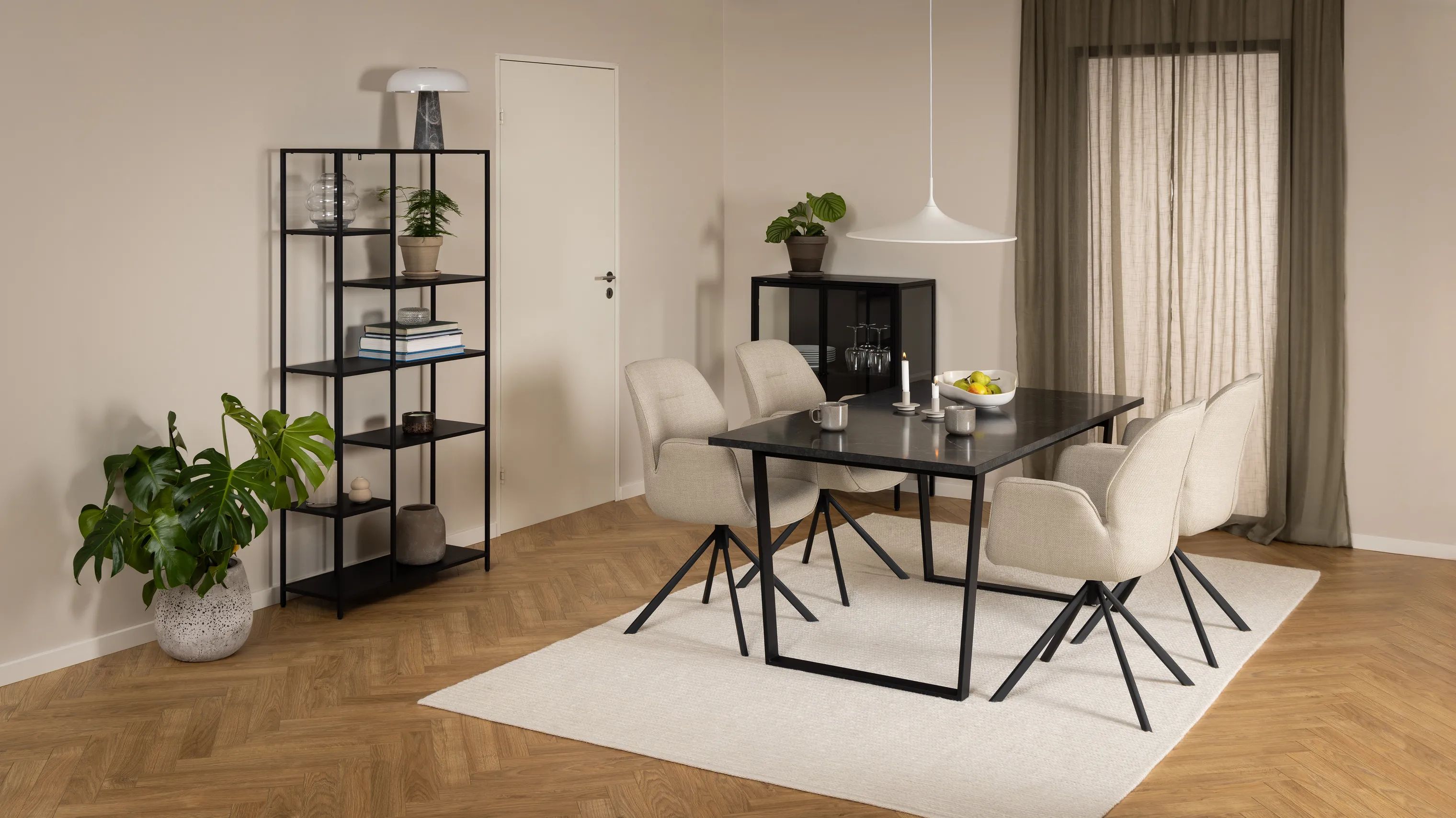 CASA Living Spisebordsstole Aura Spisebordsstol i Beige, 2
