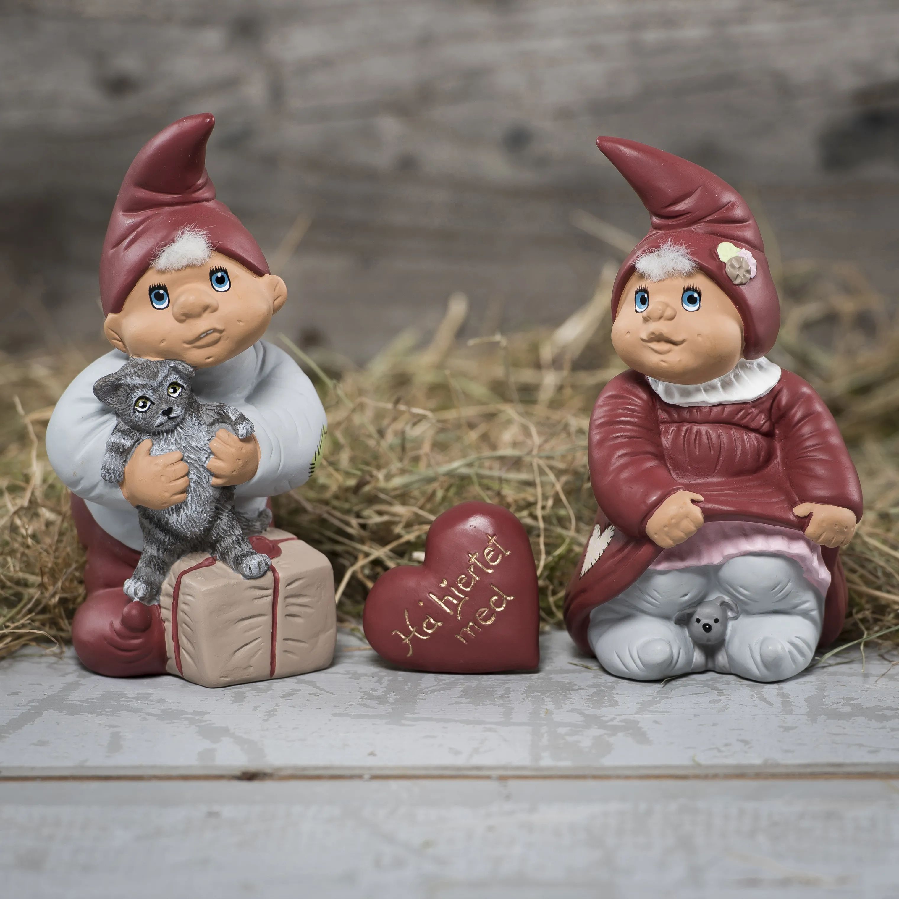 Klarborg Nisser Årsnissepar 2015 - Uffe & Andrea i 13 cm, 2