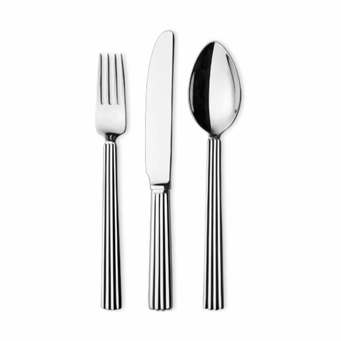 Georg Jensen Børnebestik Bernadotte Børnebestik -  3 dele i Blank/Stål, 1