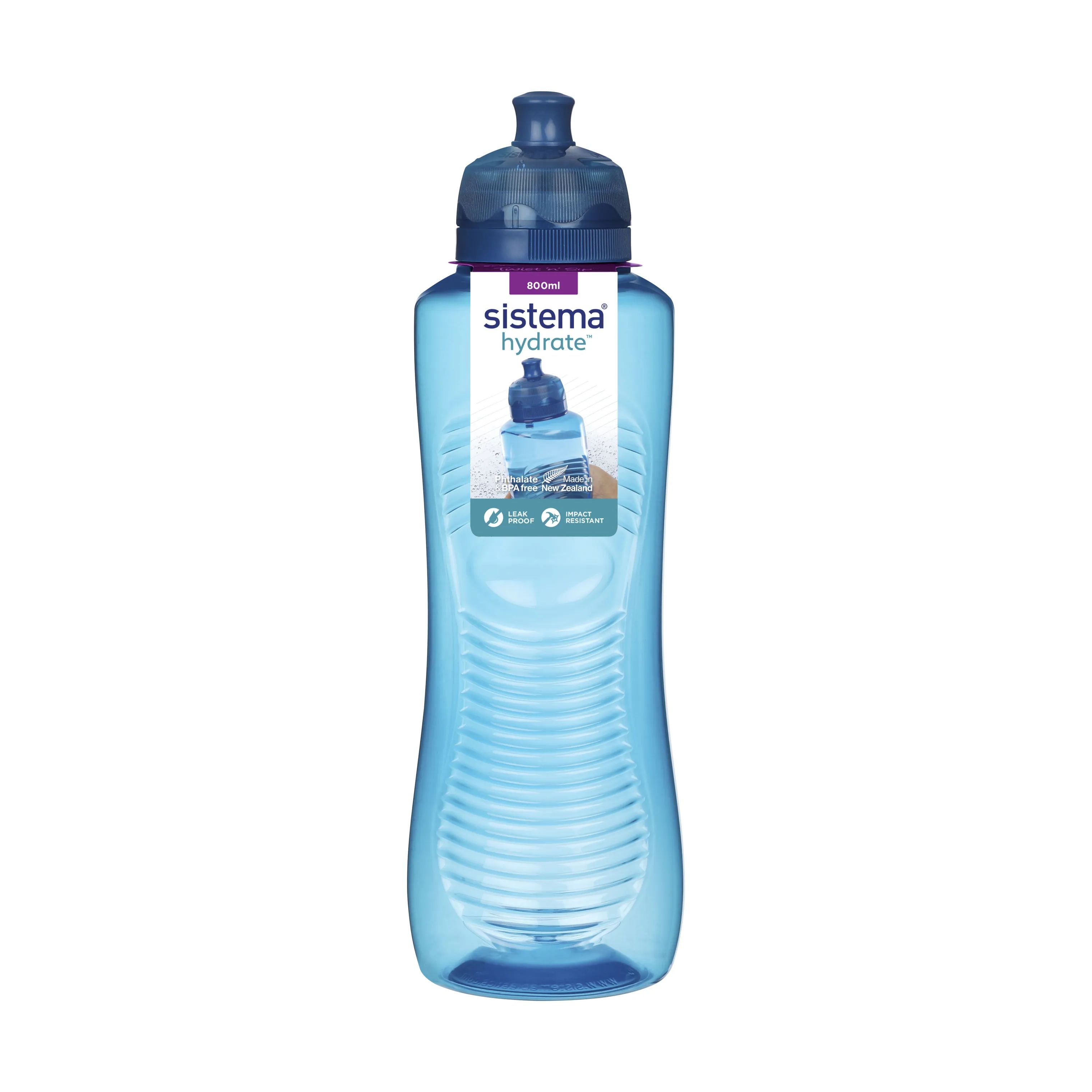 Sistema Drikkedunke Gribber Drikkeflaske i Blue, 800 ml, 1