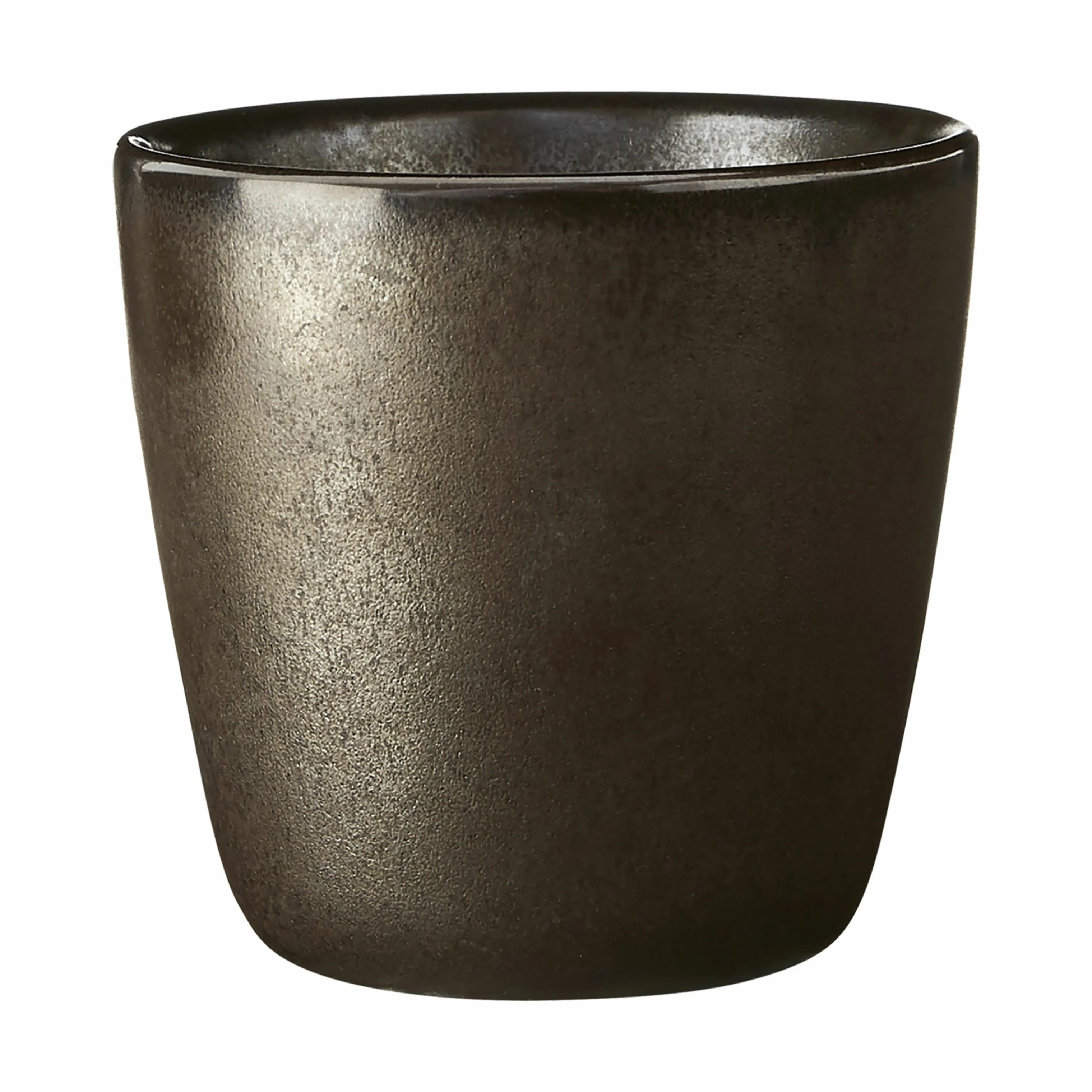 RAW by Aida Krus og kopper uden hank Krus i Metallic Brown, 30 cl, 1