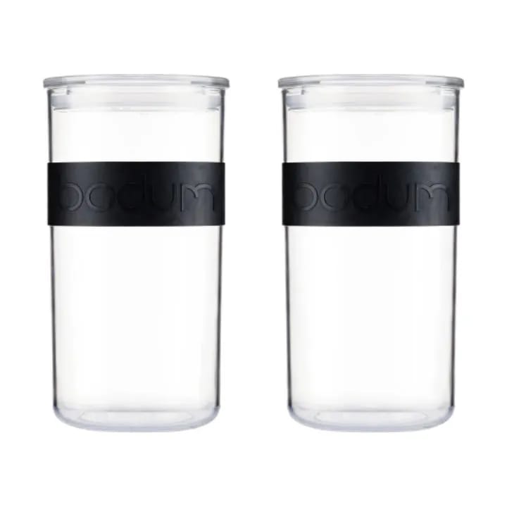 Bodum Opbevaringsglas Presso Opbvaringsglas - 2 stk. i Sort, 2 L, 1