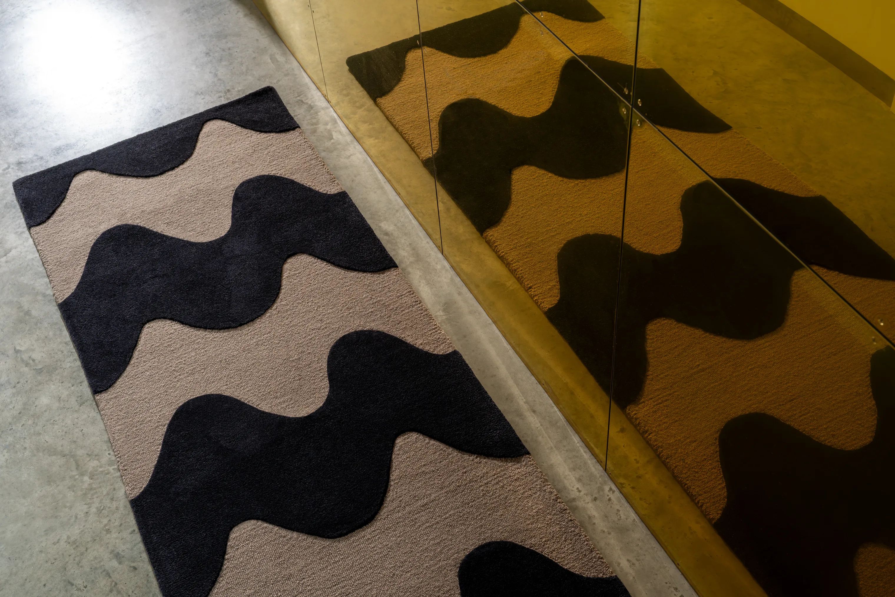 Marimekko by Brink & Campman Gulvtæpper Lokki Tæppeløber i Sort, B80 x L300 cm, 2