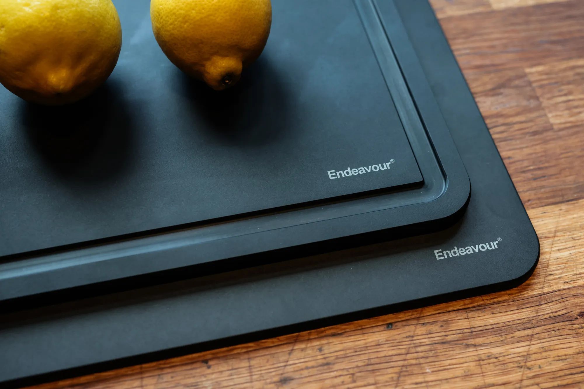 Endeavour Skærebrætter Twin Boards Groove Skærebræt - 2 stk. i Sort, 3