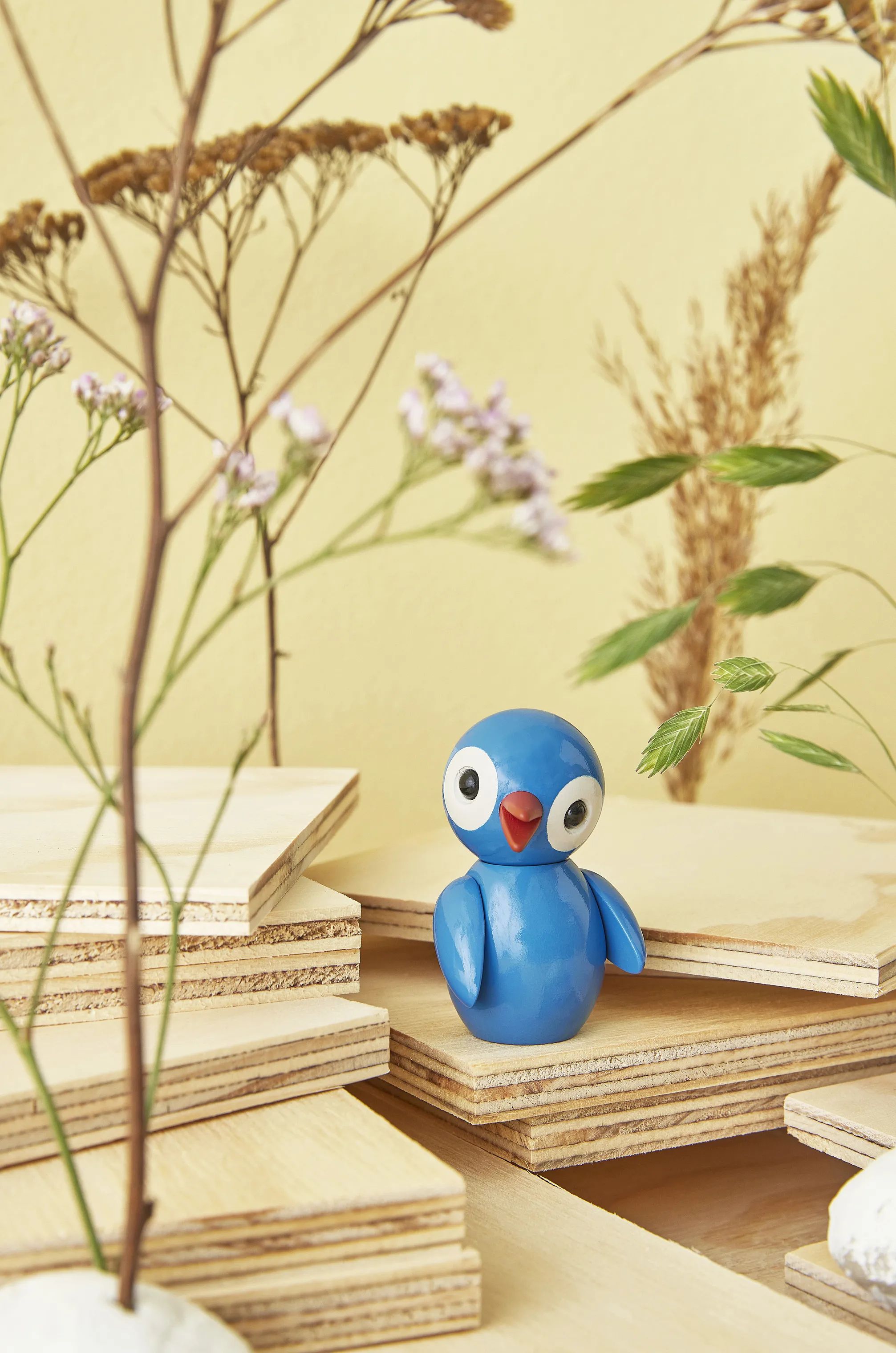 Spring Copenhagen Dyrefigurer Fugl - Lucky Light Blue i Lys blå, 2