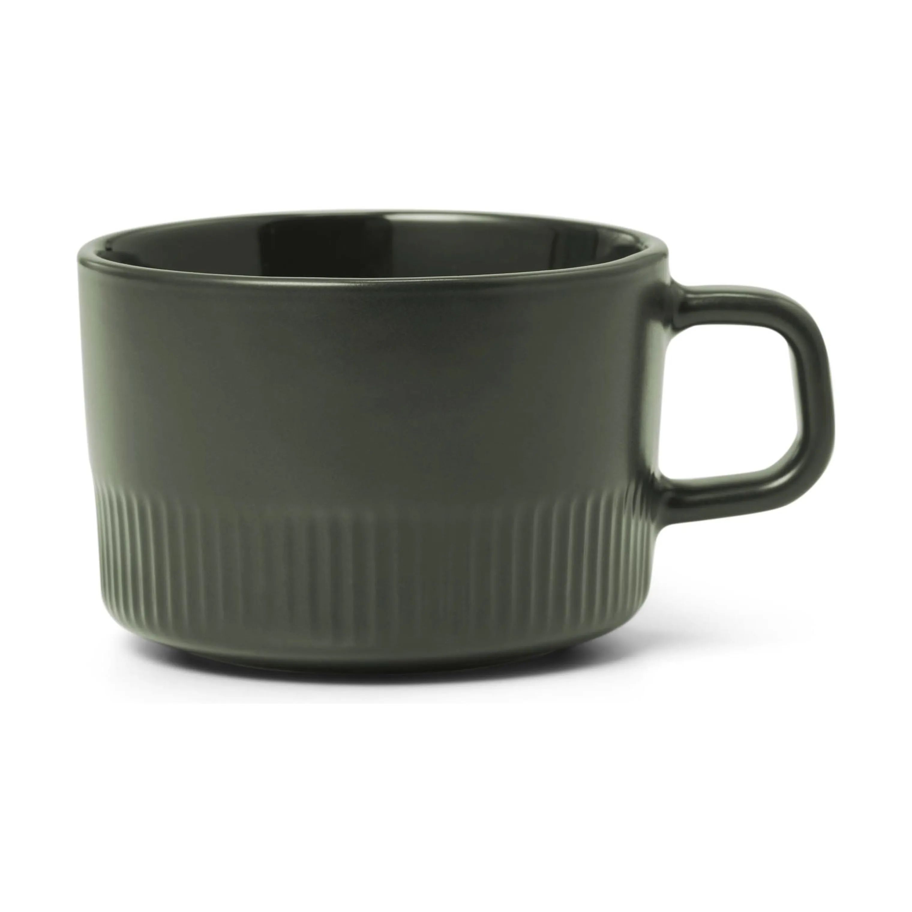 Marc O'Polo Krus og kopper med hank Moments Kop m. Underkop i Olive green, 4