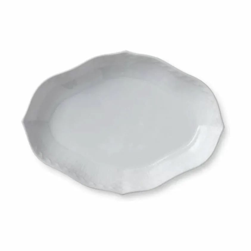 Royal Copenhagen Asietter Hvid Halvblonde Asiet i Hvid, 1