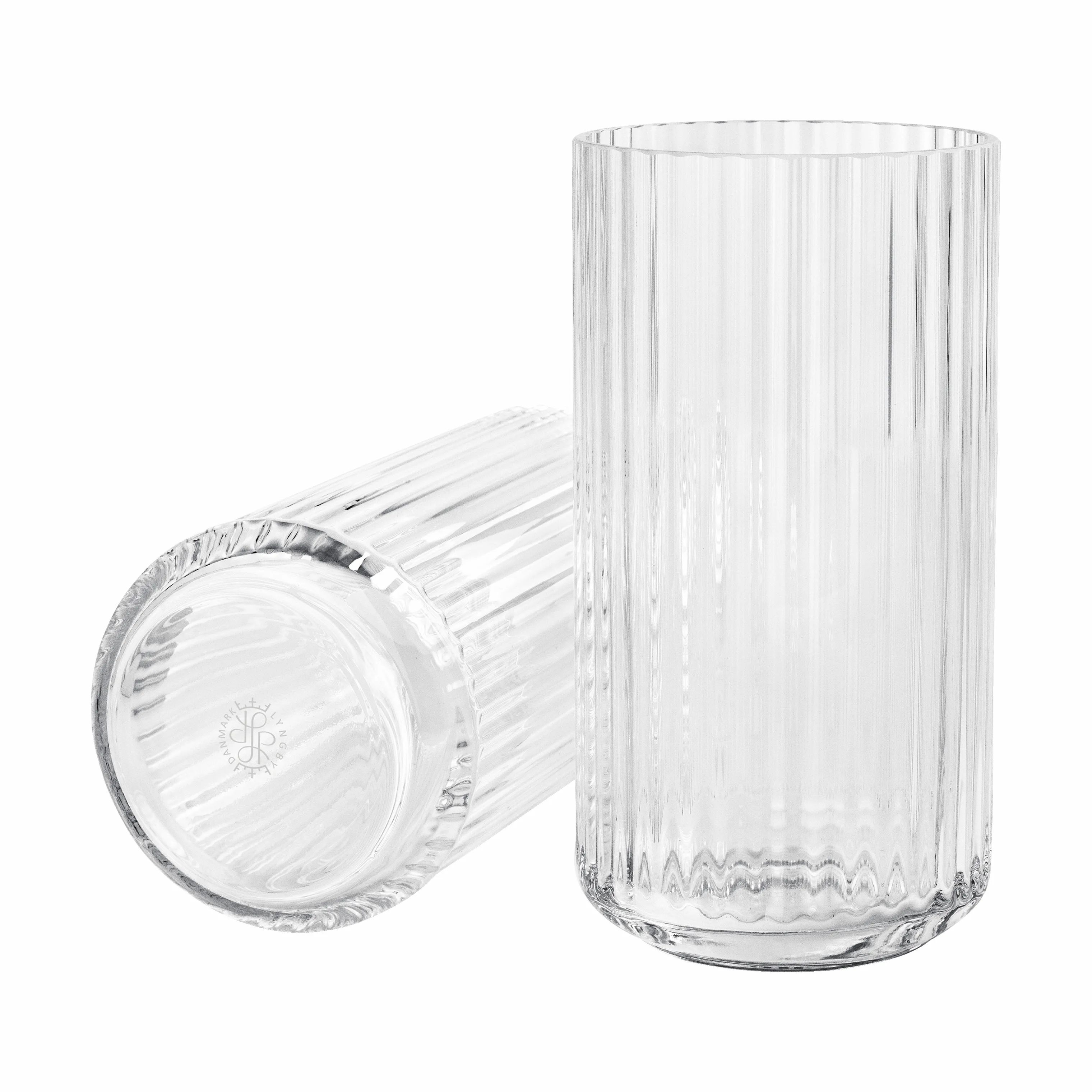 Lyngby Porcelæn Vaser Vase i Klar, 20 cm, 3