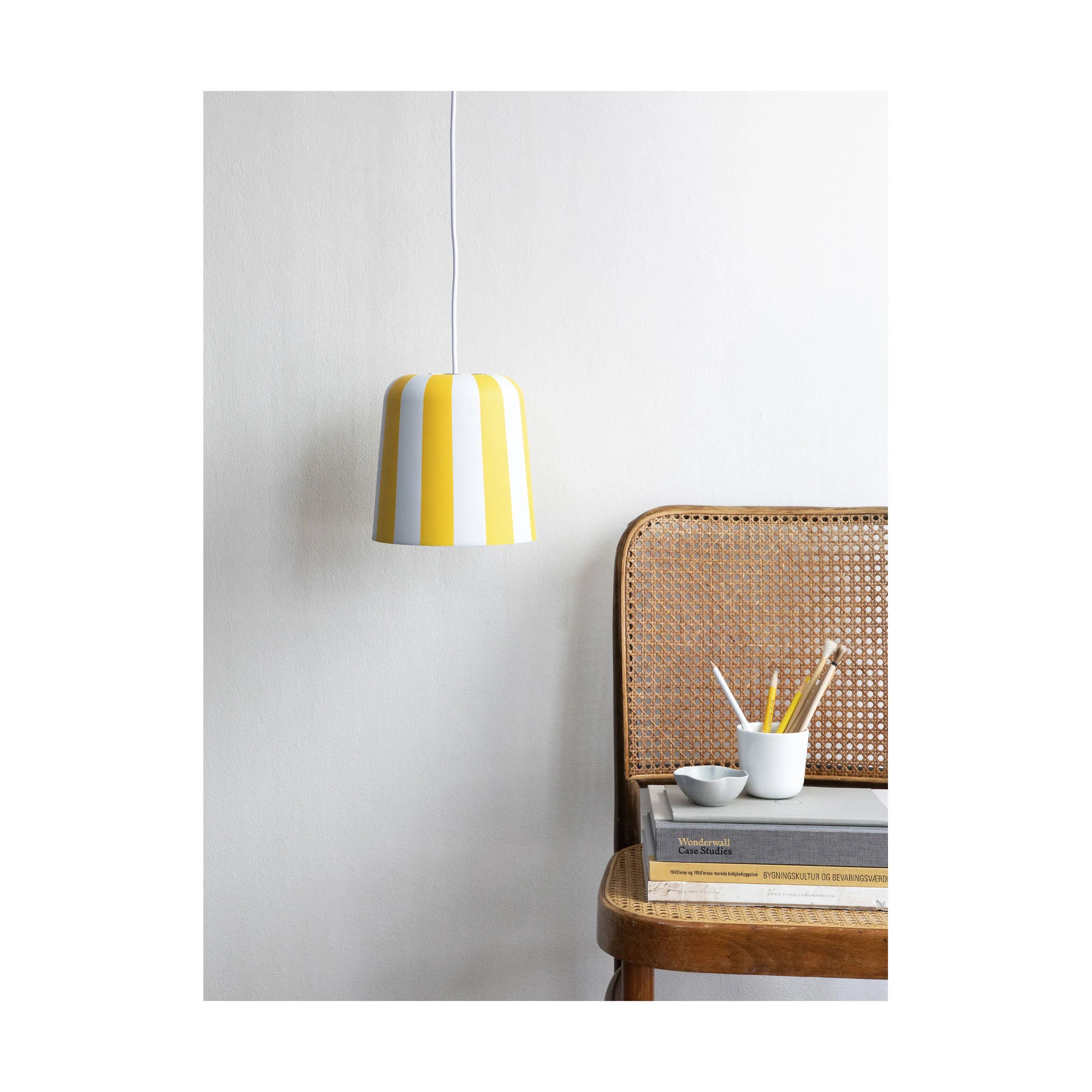 Dyberg Larsen Pendler Gry Pendel i Hvid/Gul, 4
