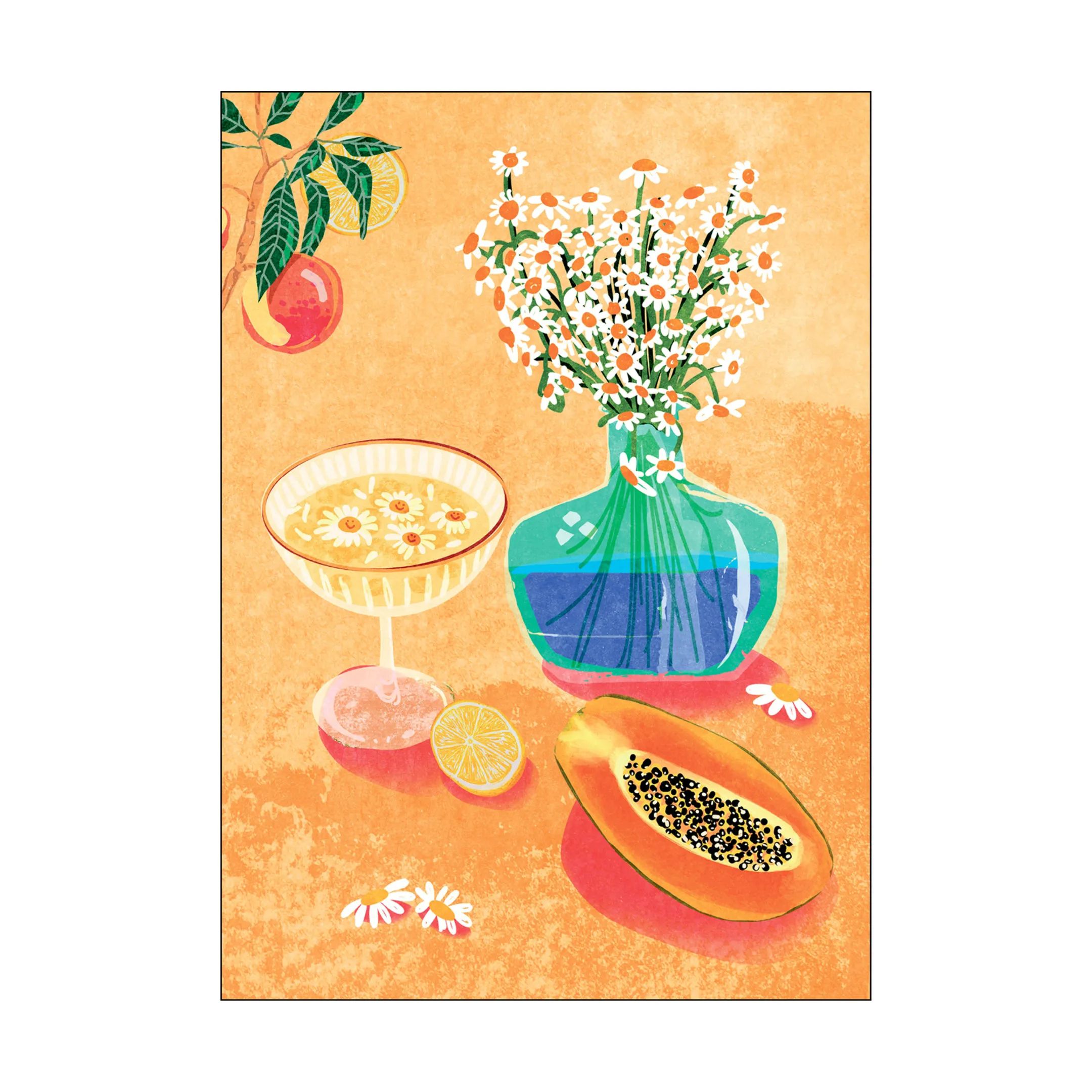 Poster&Frame Plakater Plakat - Summer day vibes i Multifarvet, B30 x L40 cm, 1