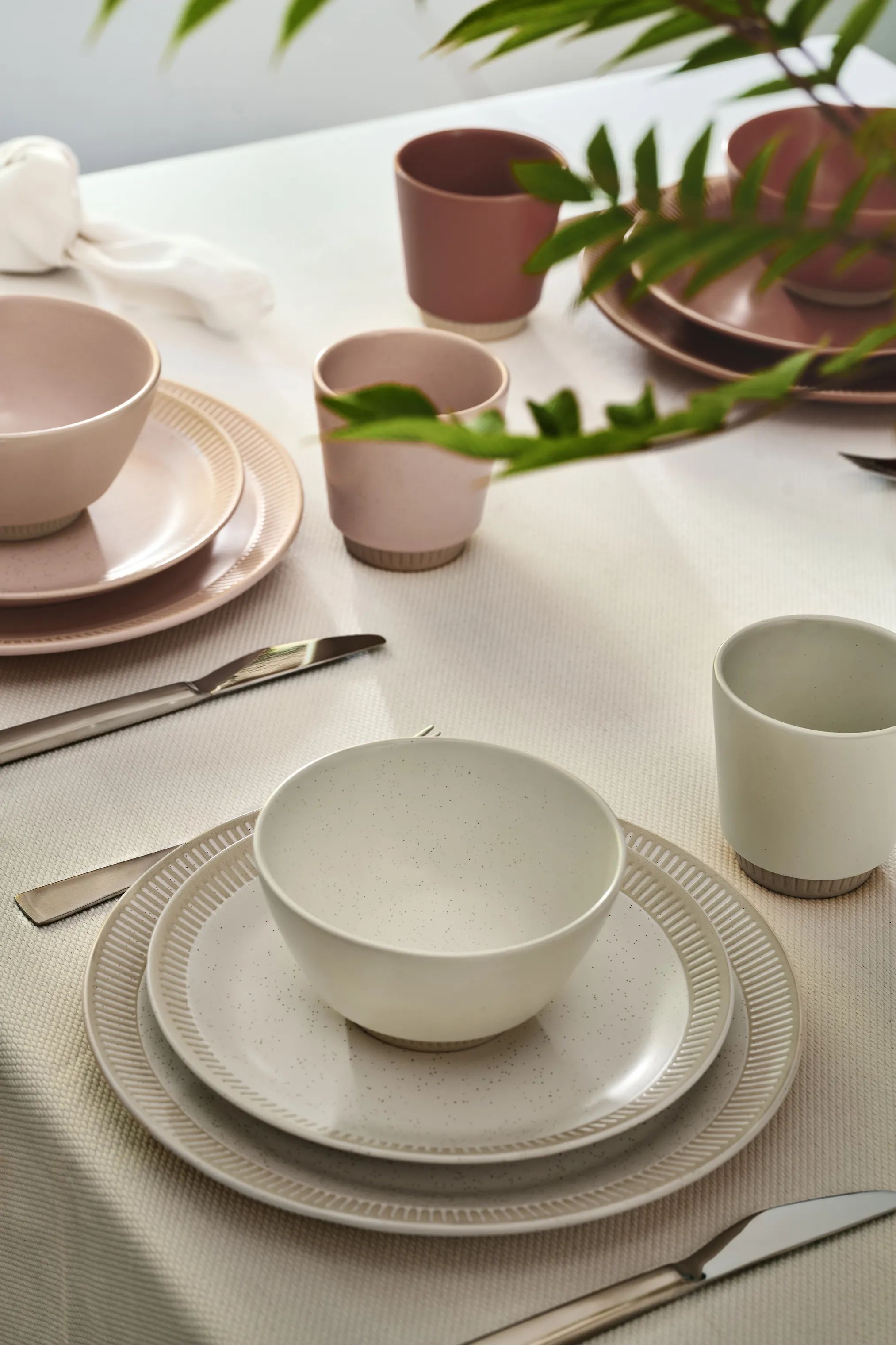 Knabstrup Keramik Frokosttallerkener Colorit Frokosttallerken i Sandt, 2