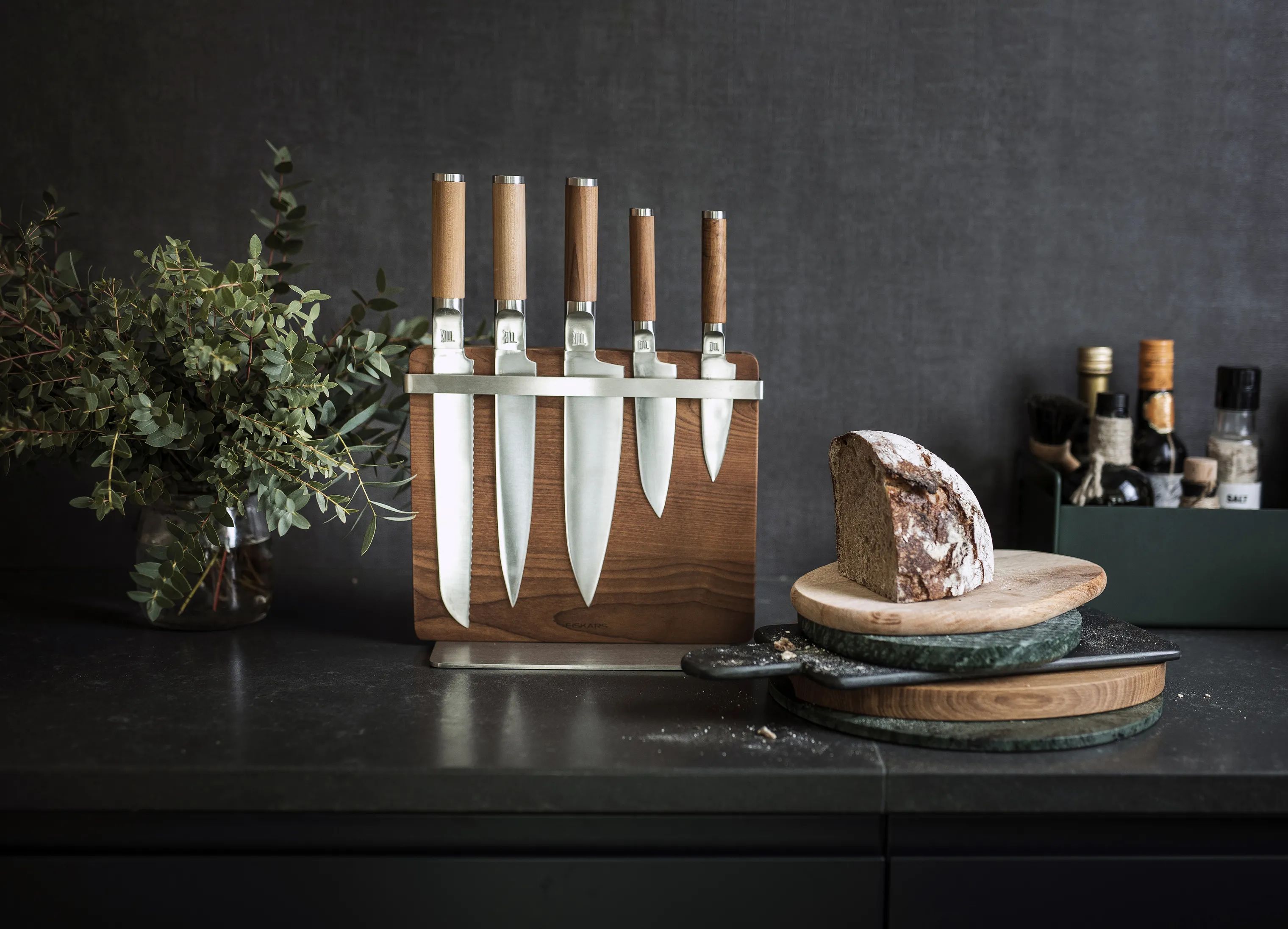 Fiskars Knivblokke Norden Premium Knivblok i Natur, 2